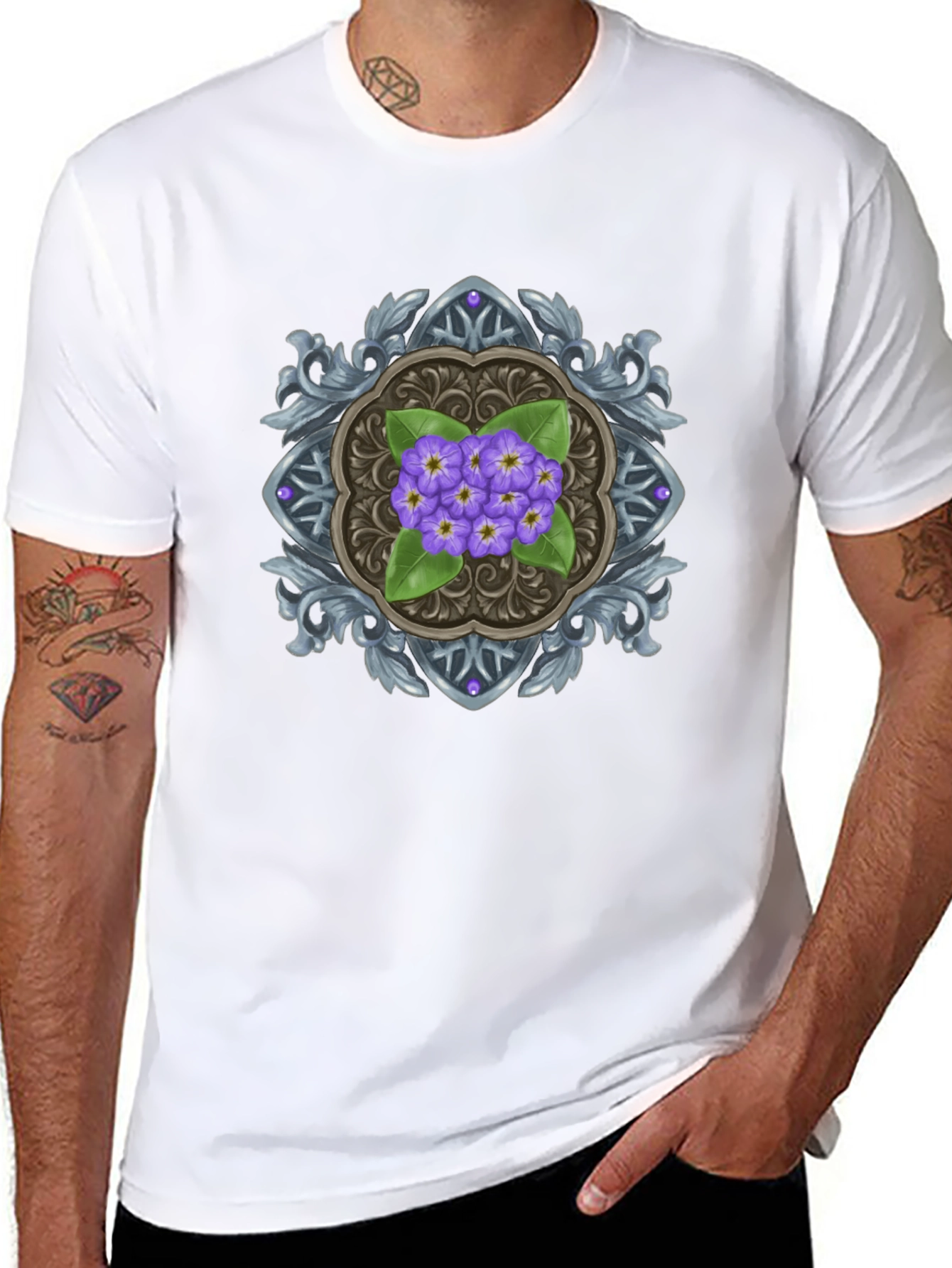 Floral Mandala Graphic Tee