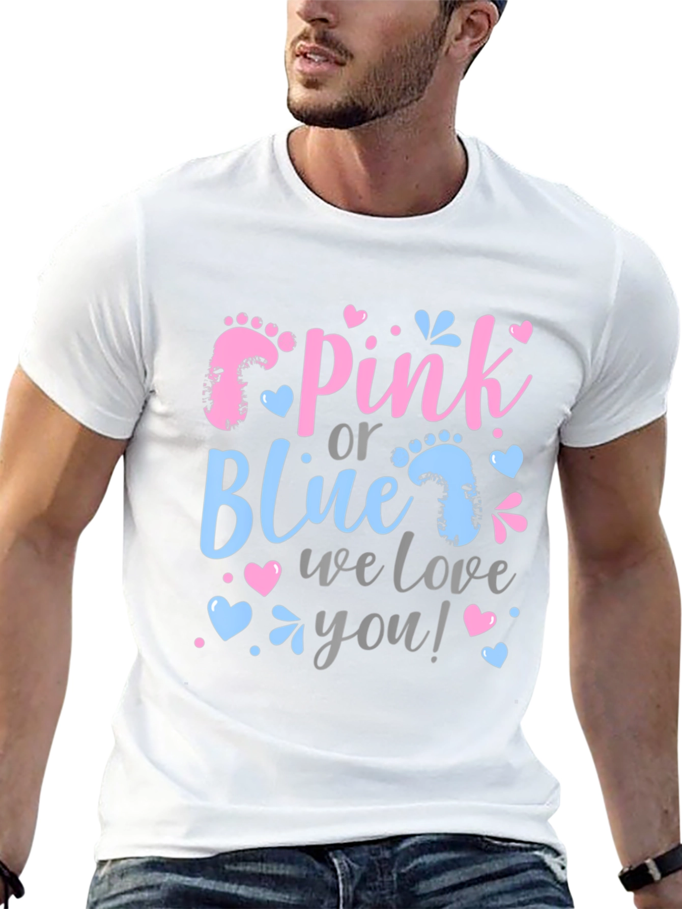 Pink or Blue Gender Reveal T-Shirt
