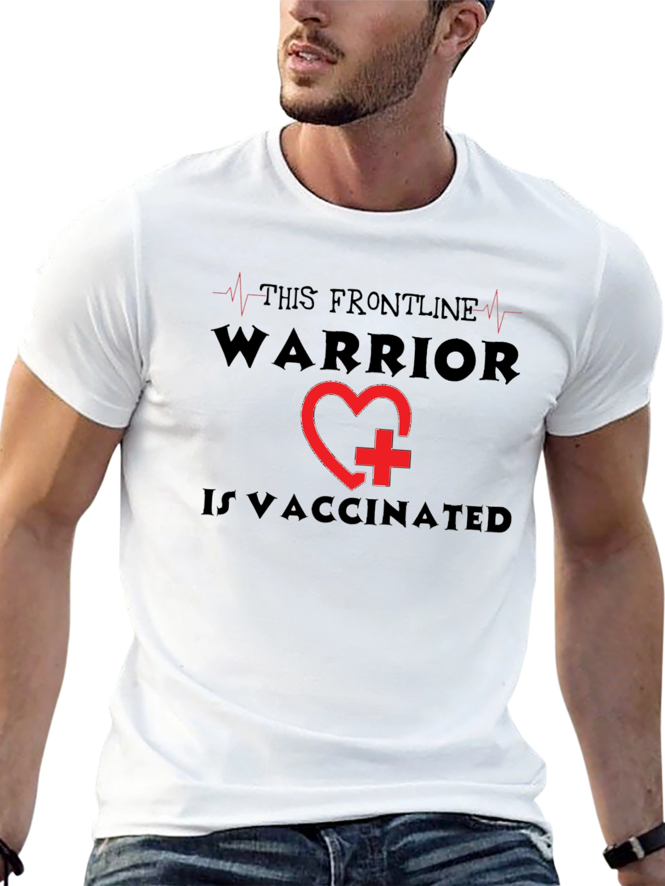 Frontline Warrior Vaccinated T-Shirt
