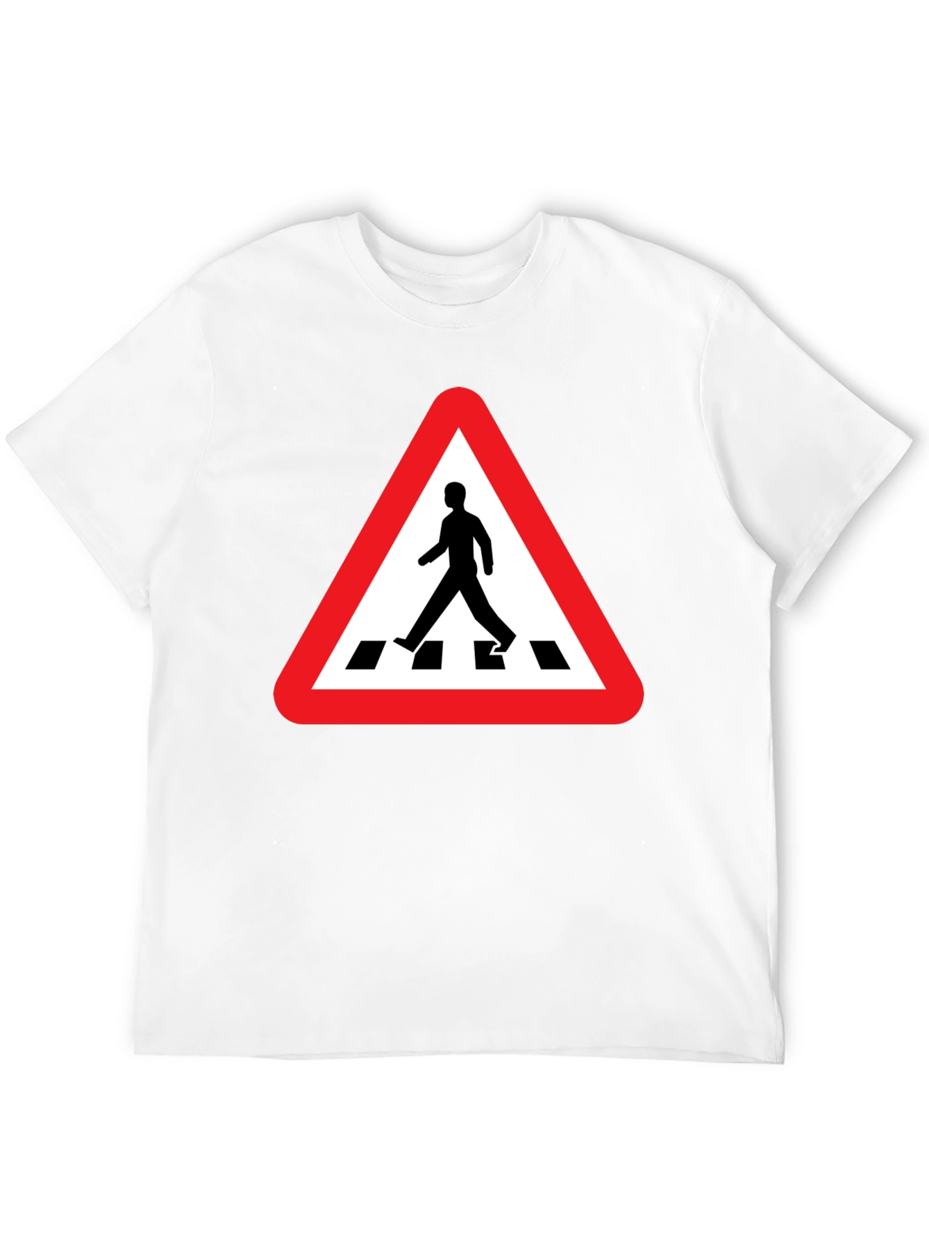 Pedestrian Crossing Black T-Shirt