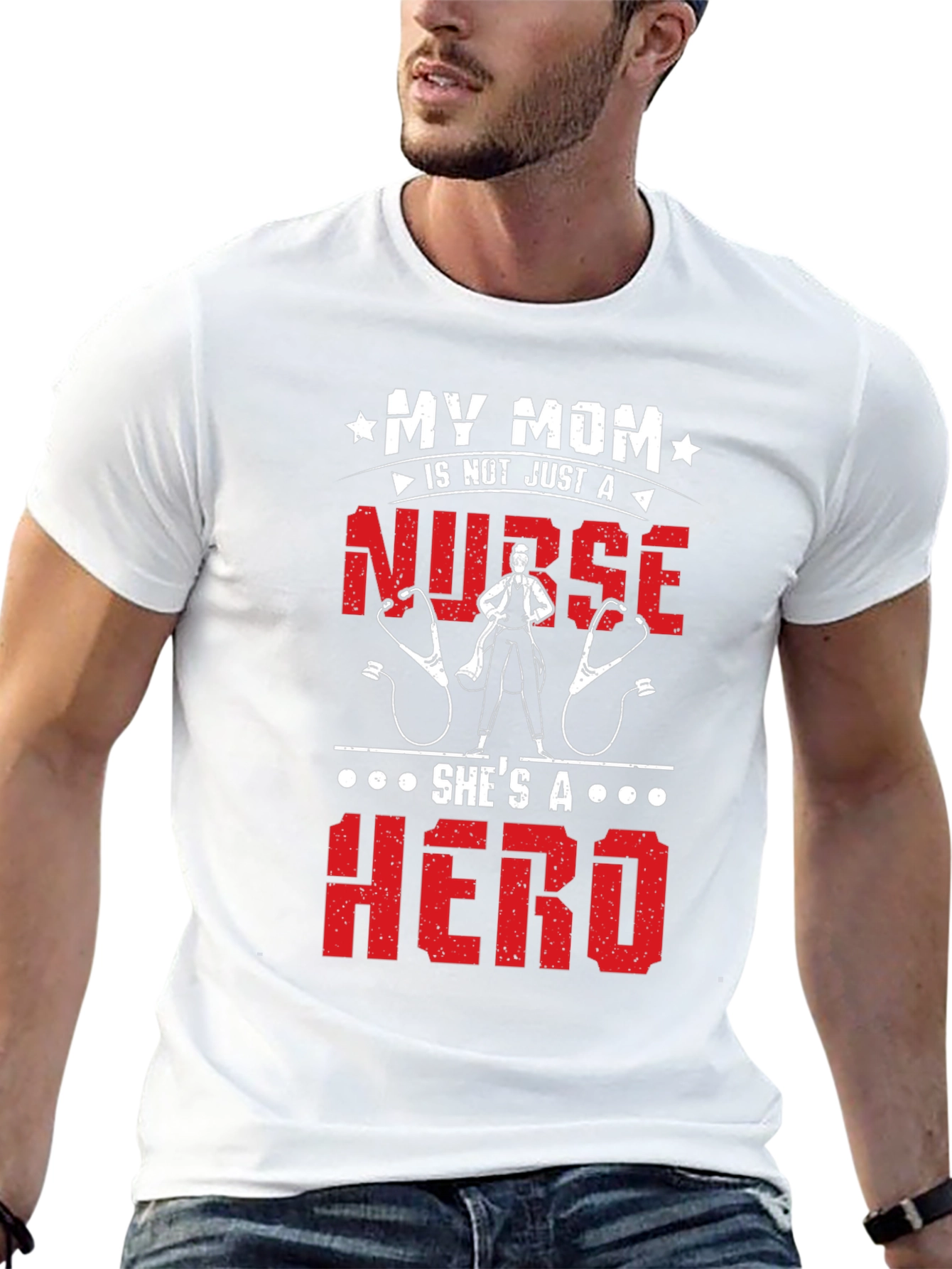 My Mom Is A Nurse Hero T-Shirt
