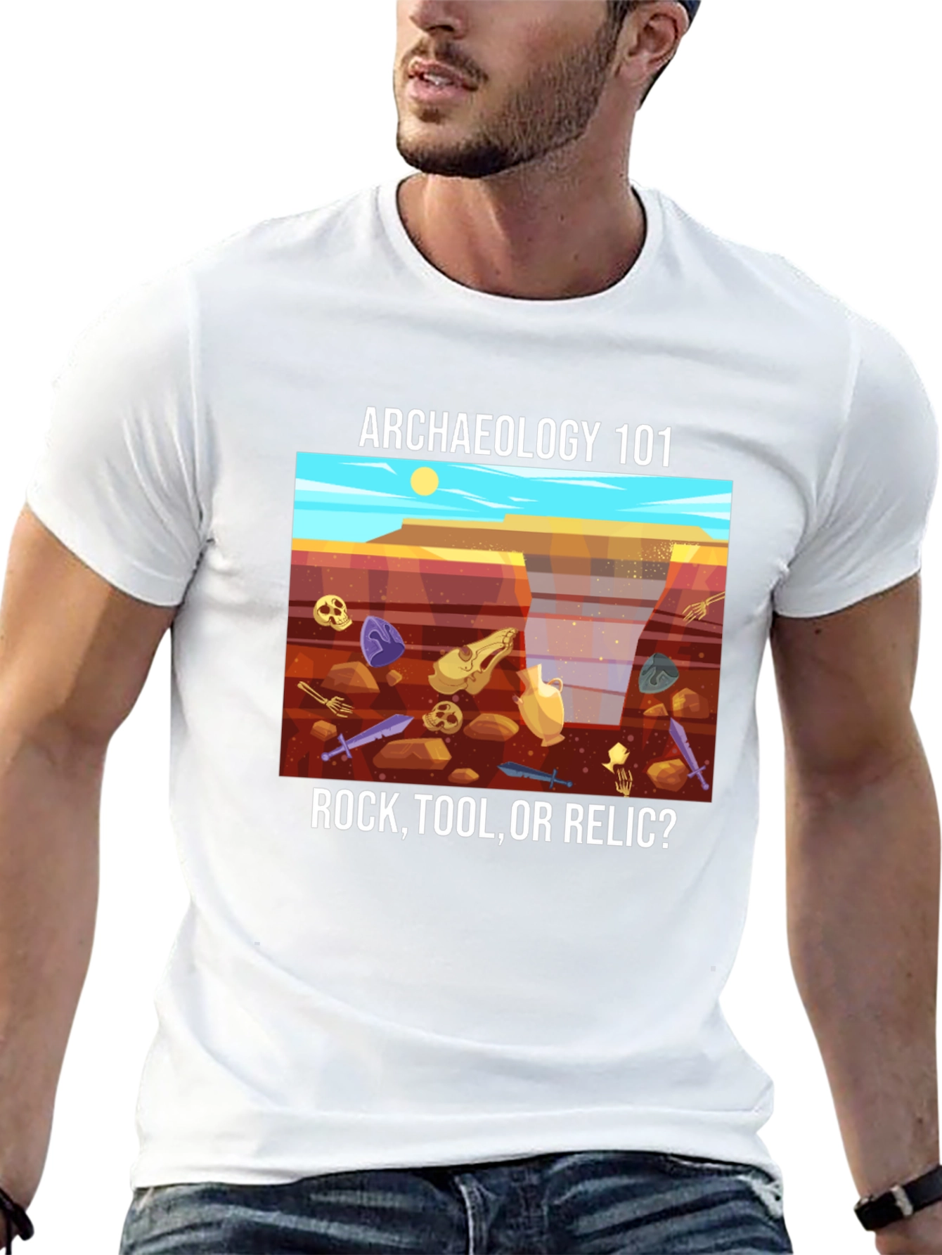 Archaeology 101 T-Shirt - Rock Tool or Relic?