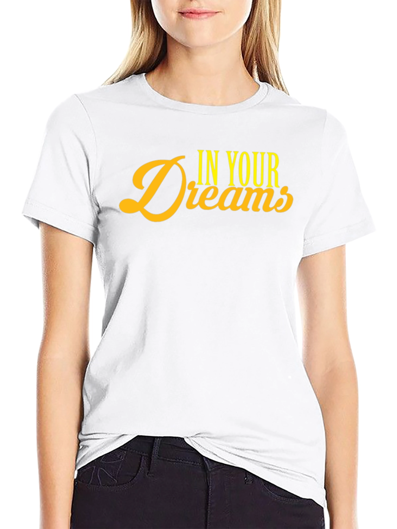In Your Dreams Black T-Shirt - Trendy Graphic Tee