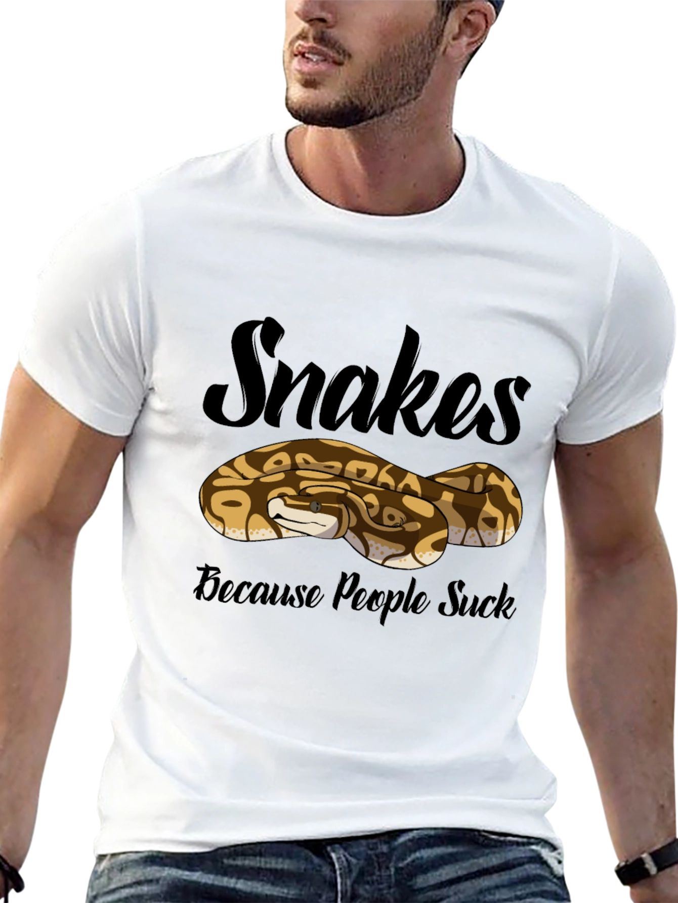 Snakes Because People Suck T-Shirt