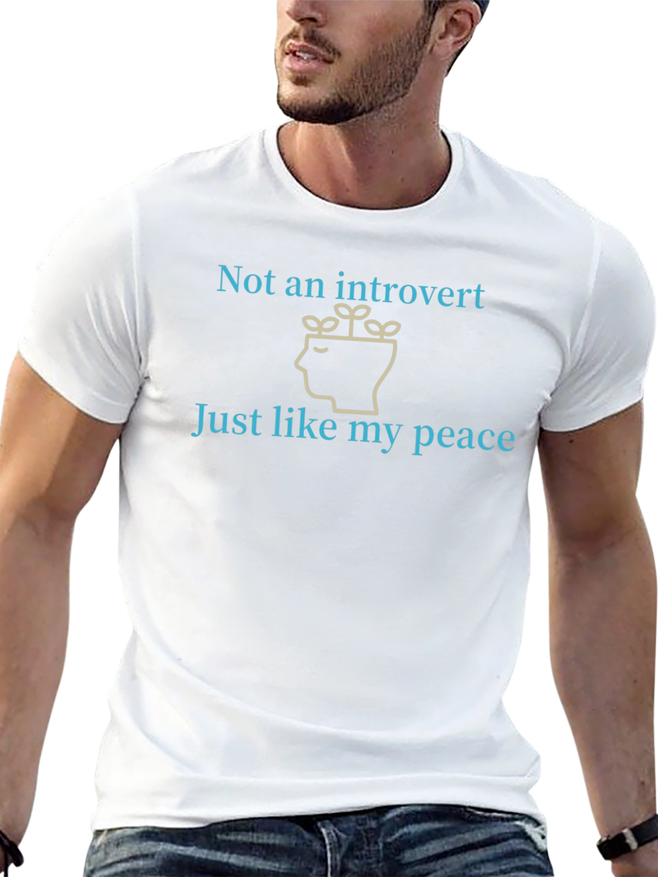 Introvert Peace T-Shirt | Soft Cotton Tee