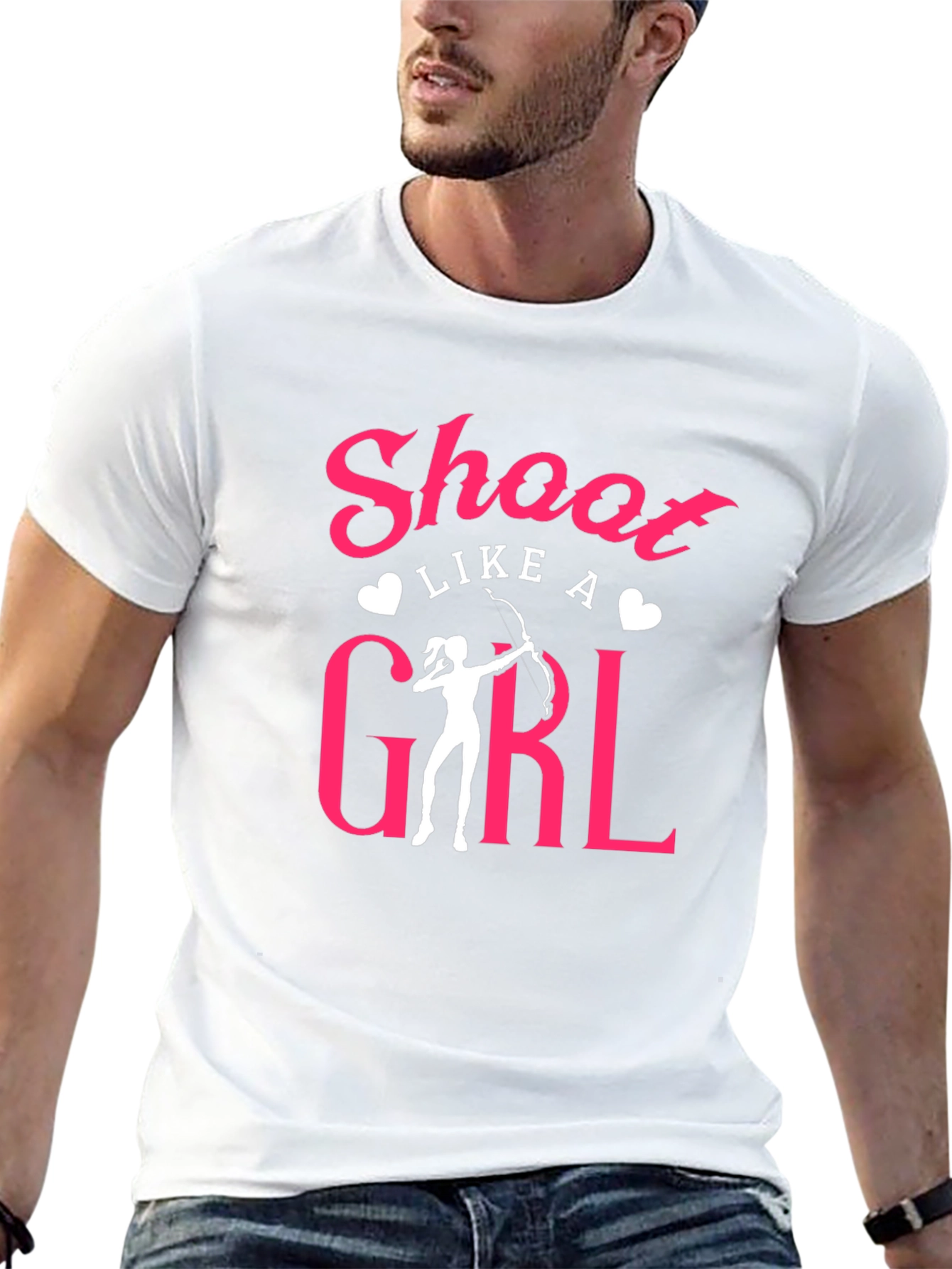Shoot Like A Girl Graphic Tee - Archery T-Shirt