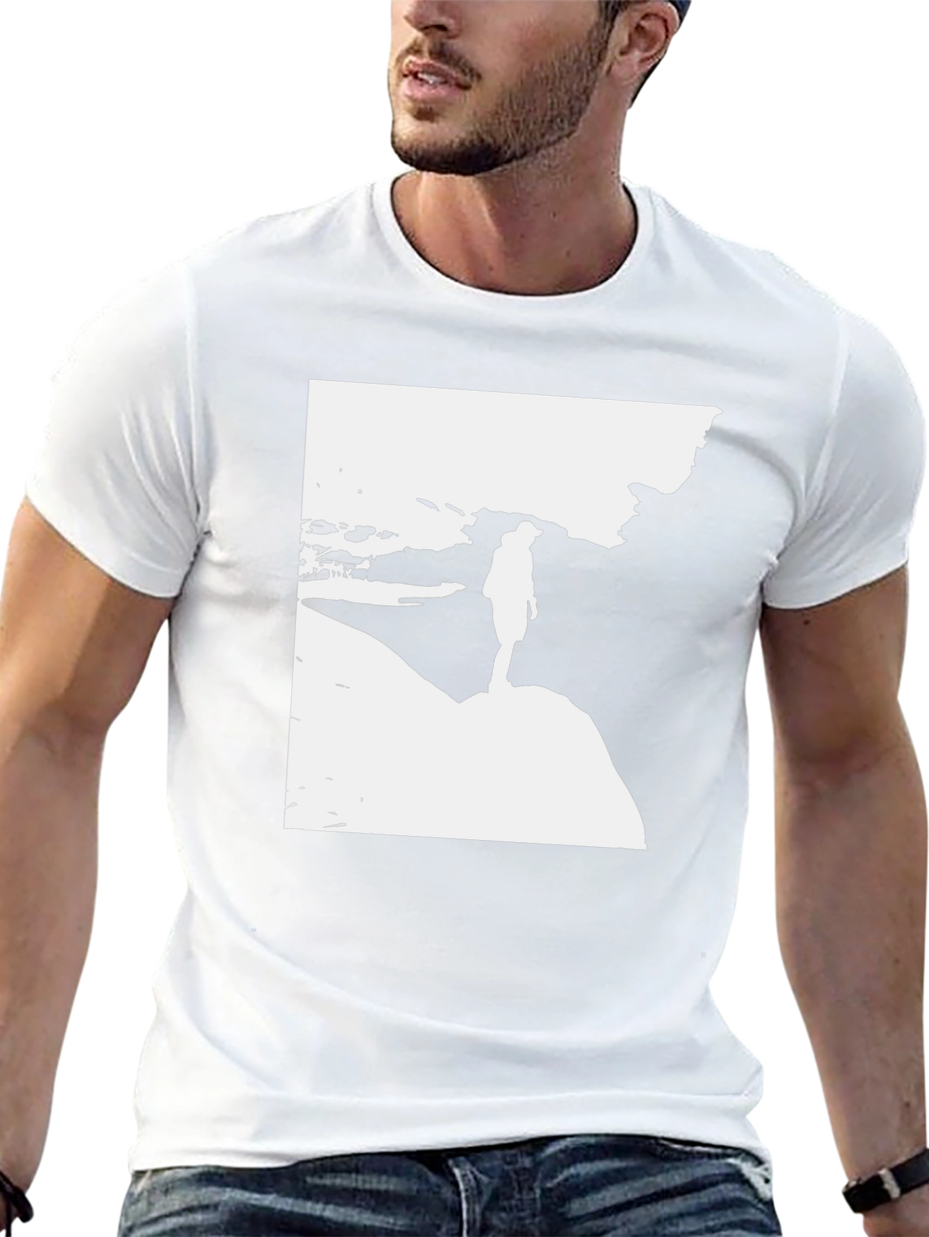 Abstract Landscape Graphic Tee