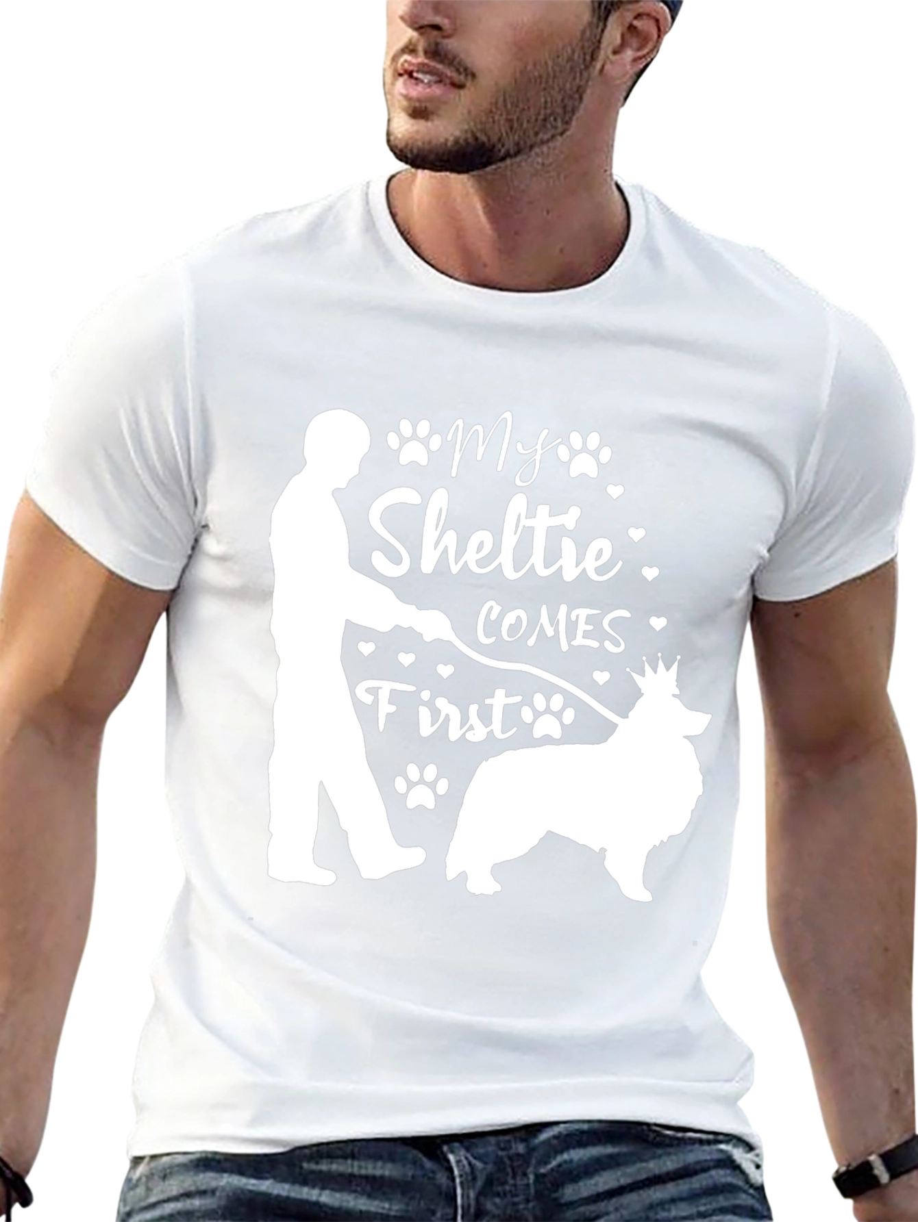 My Sheltie Comes First Graphic T-Shirt