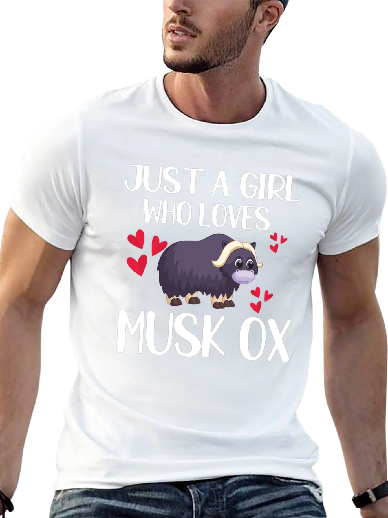 Just A Girl Who Loves Musk Ox T-Shirt