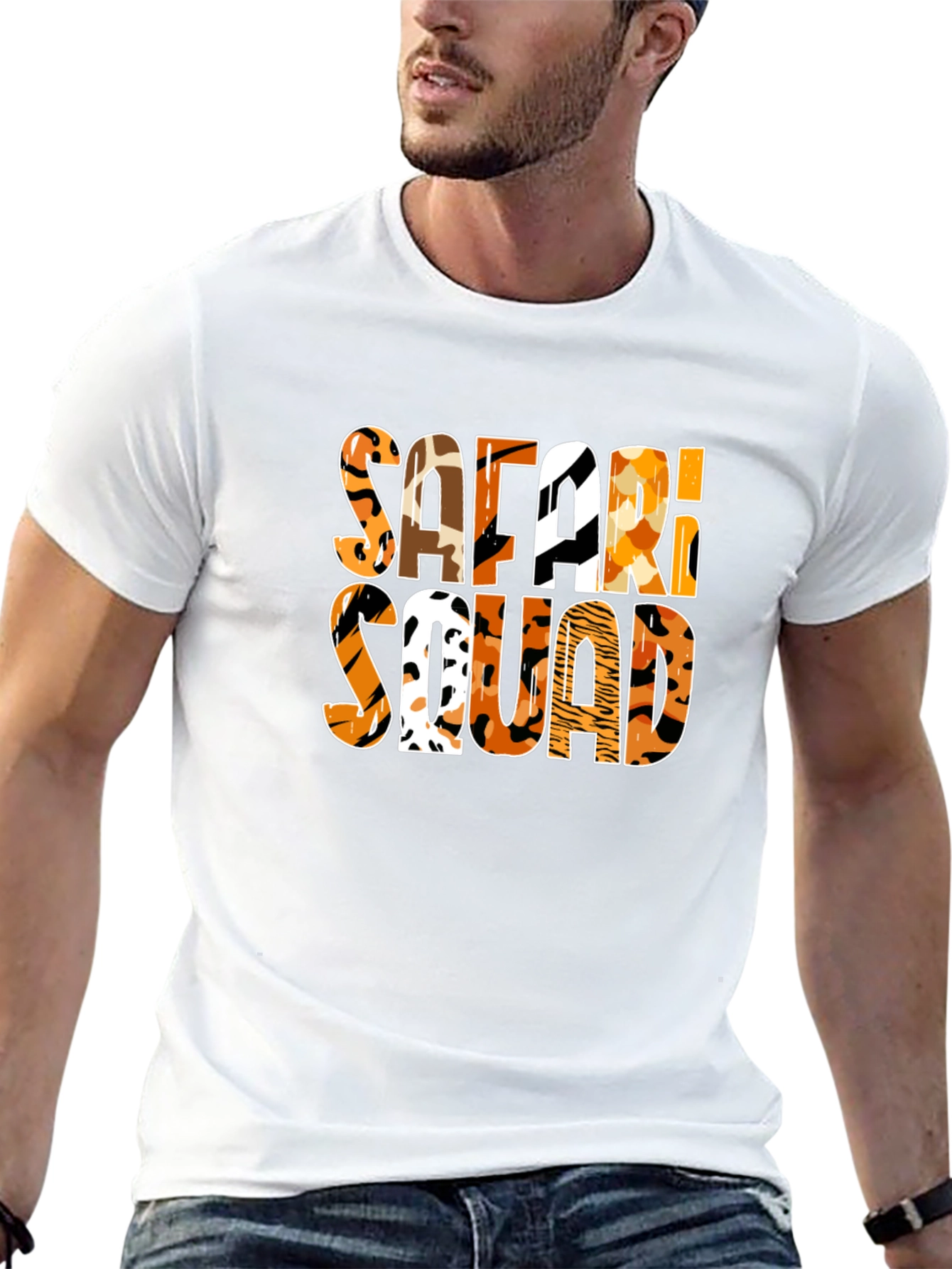 Safari Squad Animal Print Graphic Tee