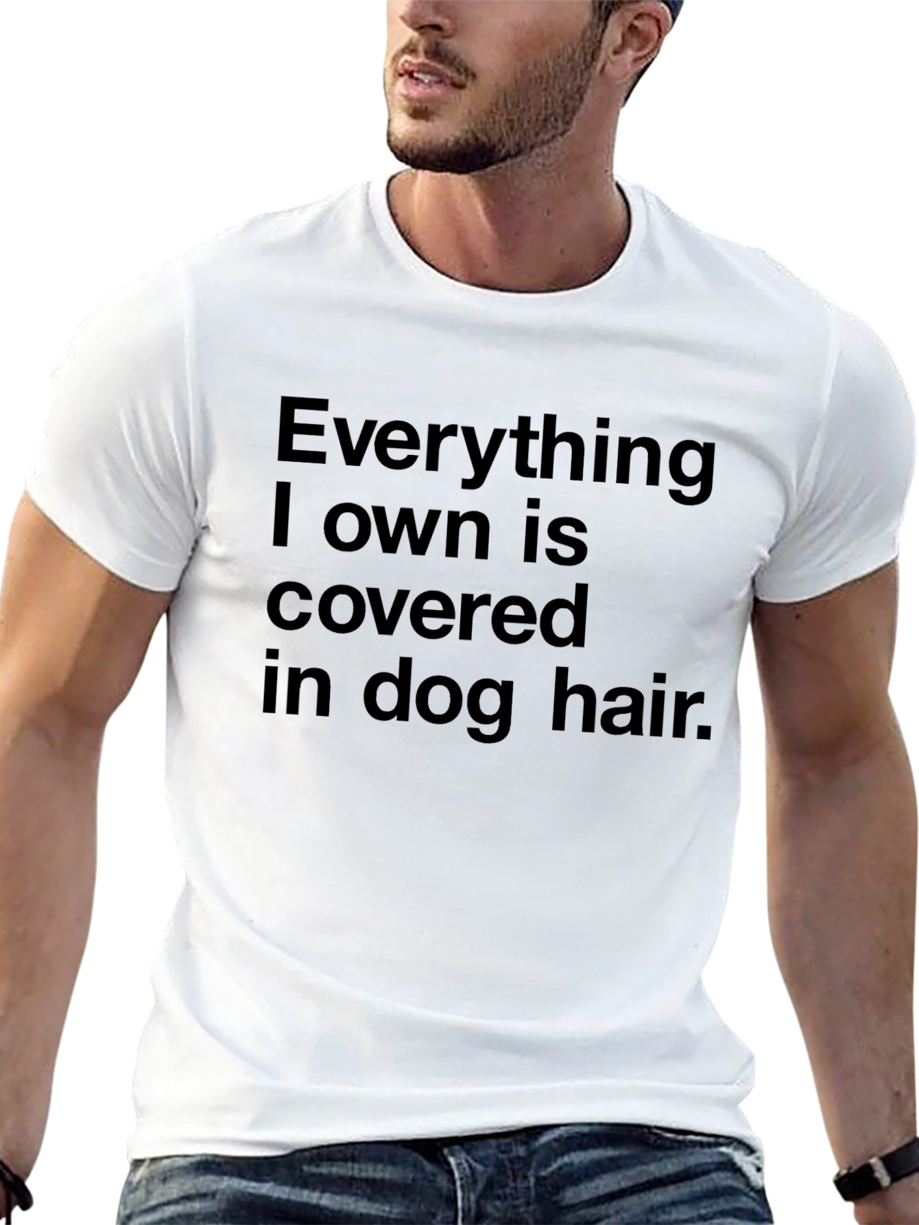 Dog Hair T-Shirt - Funny Pet Owner Tee