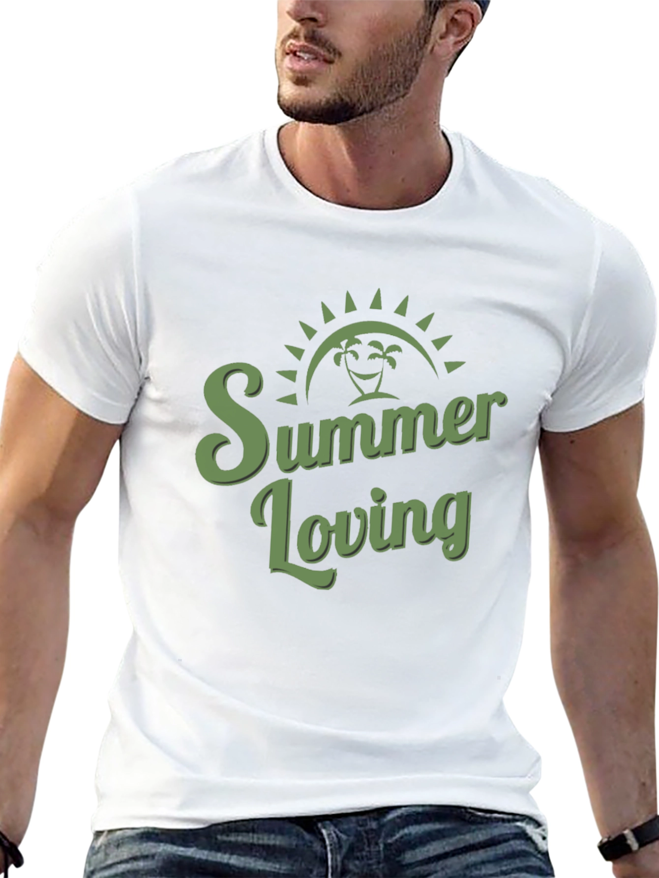 Summer Loving Graphic Tee - Black T-Shirt