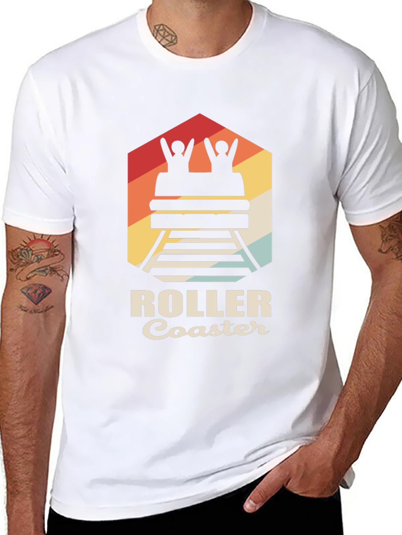 Retro Roller Coaster Ride T-Shirt