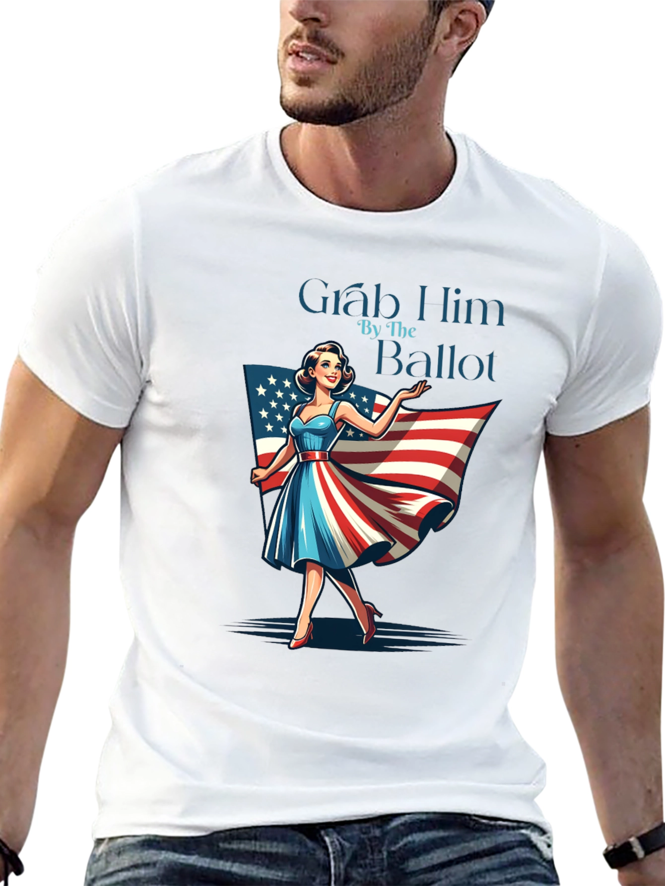 Grab Him by The Ballot Graphic Tee