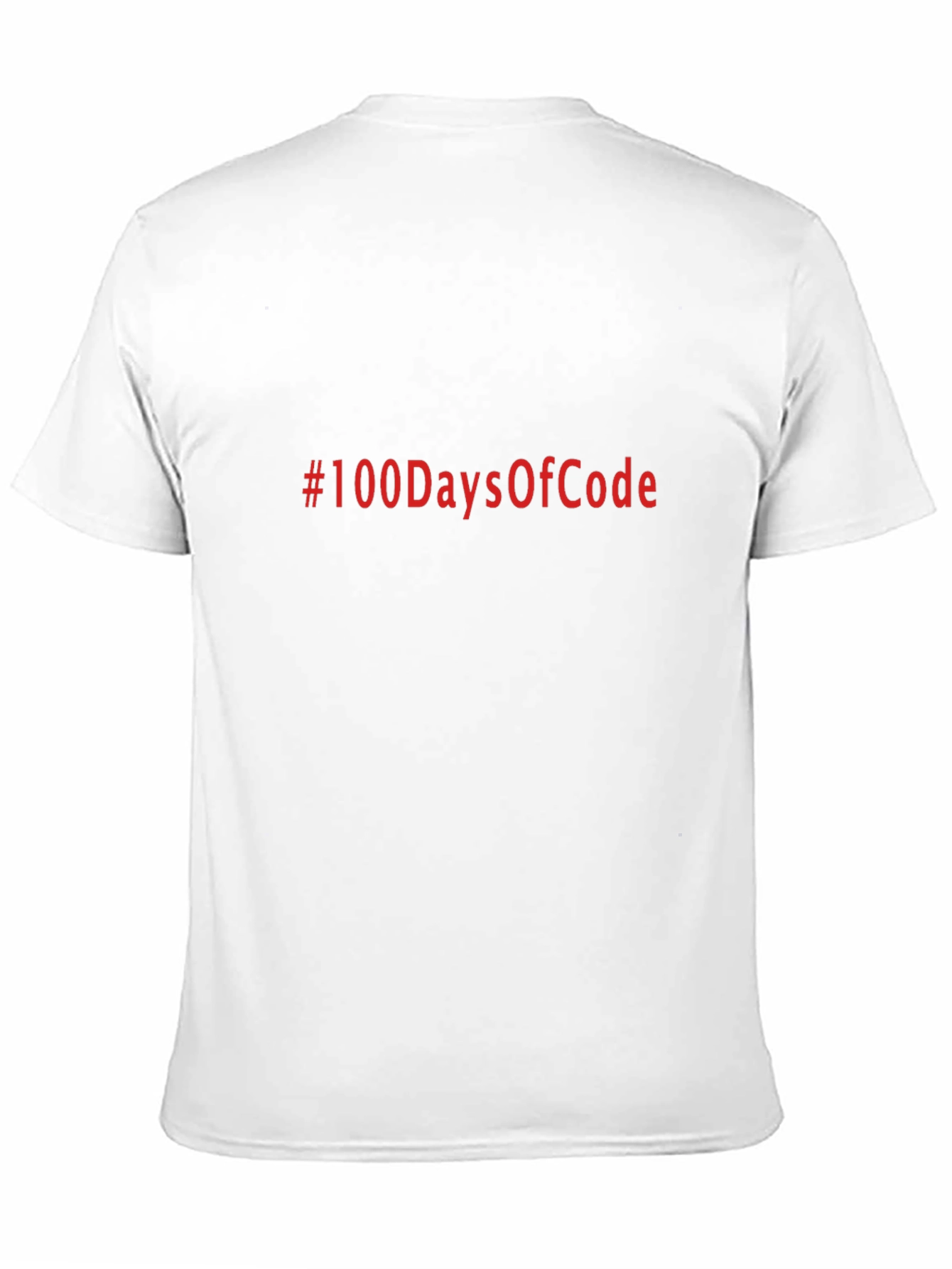 #100DaysOfCode Black T-Shirt - Programmer Apparel