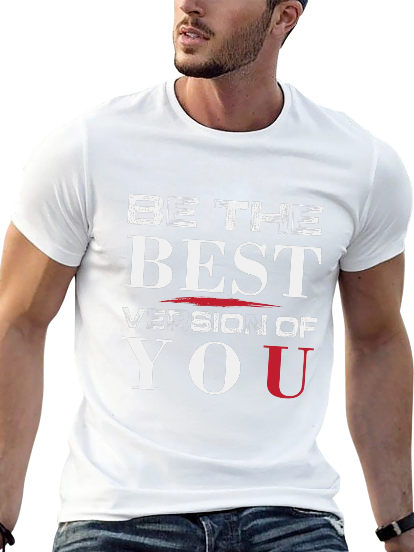Be The Best Version Of You Black Graphic Tee