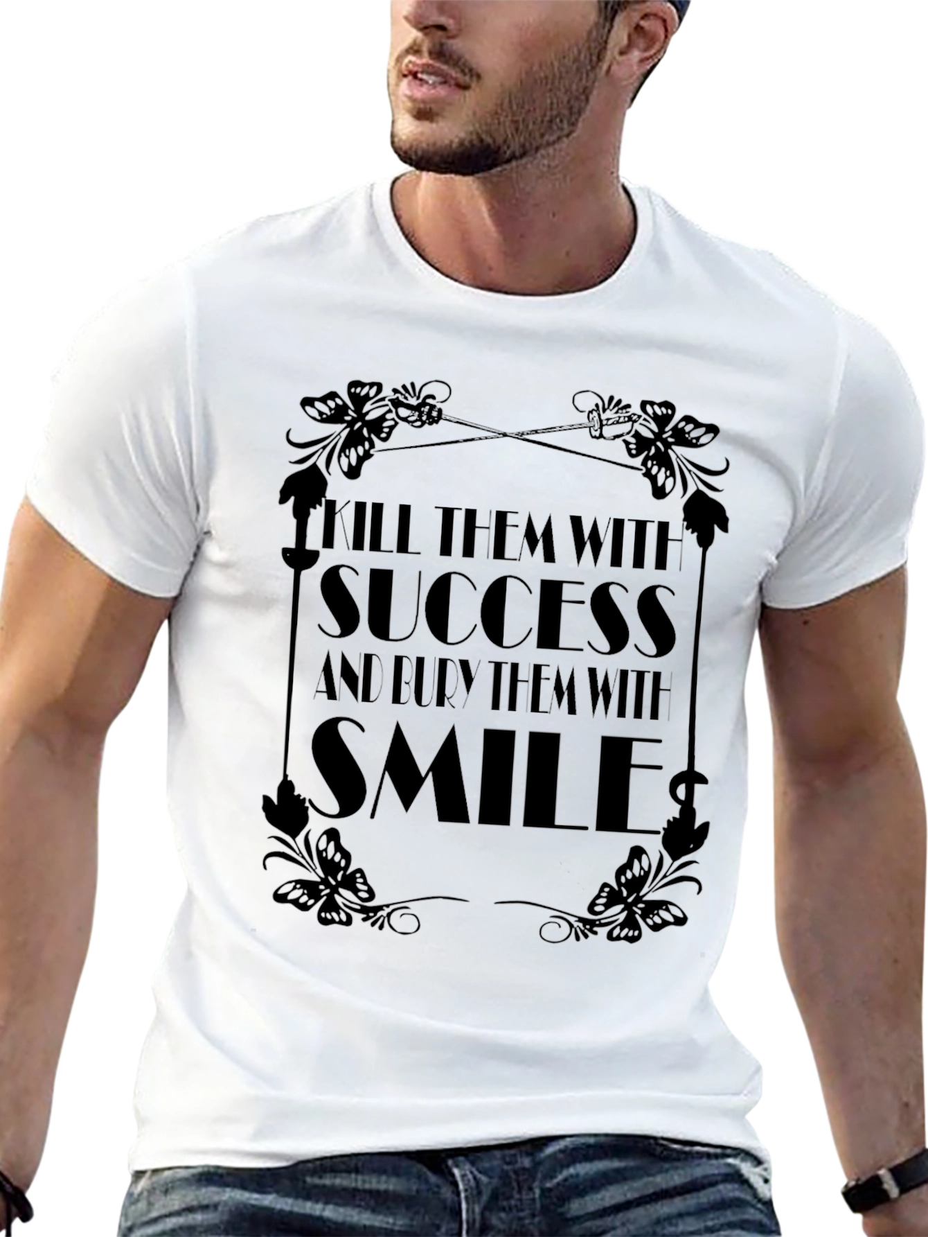 Kill Them with Success Black Graphic Tee