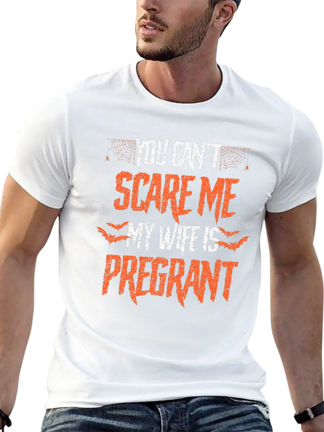Funny Halloween Pregnancy T-Shirt for Dads