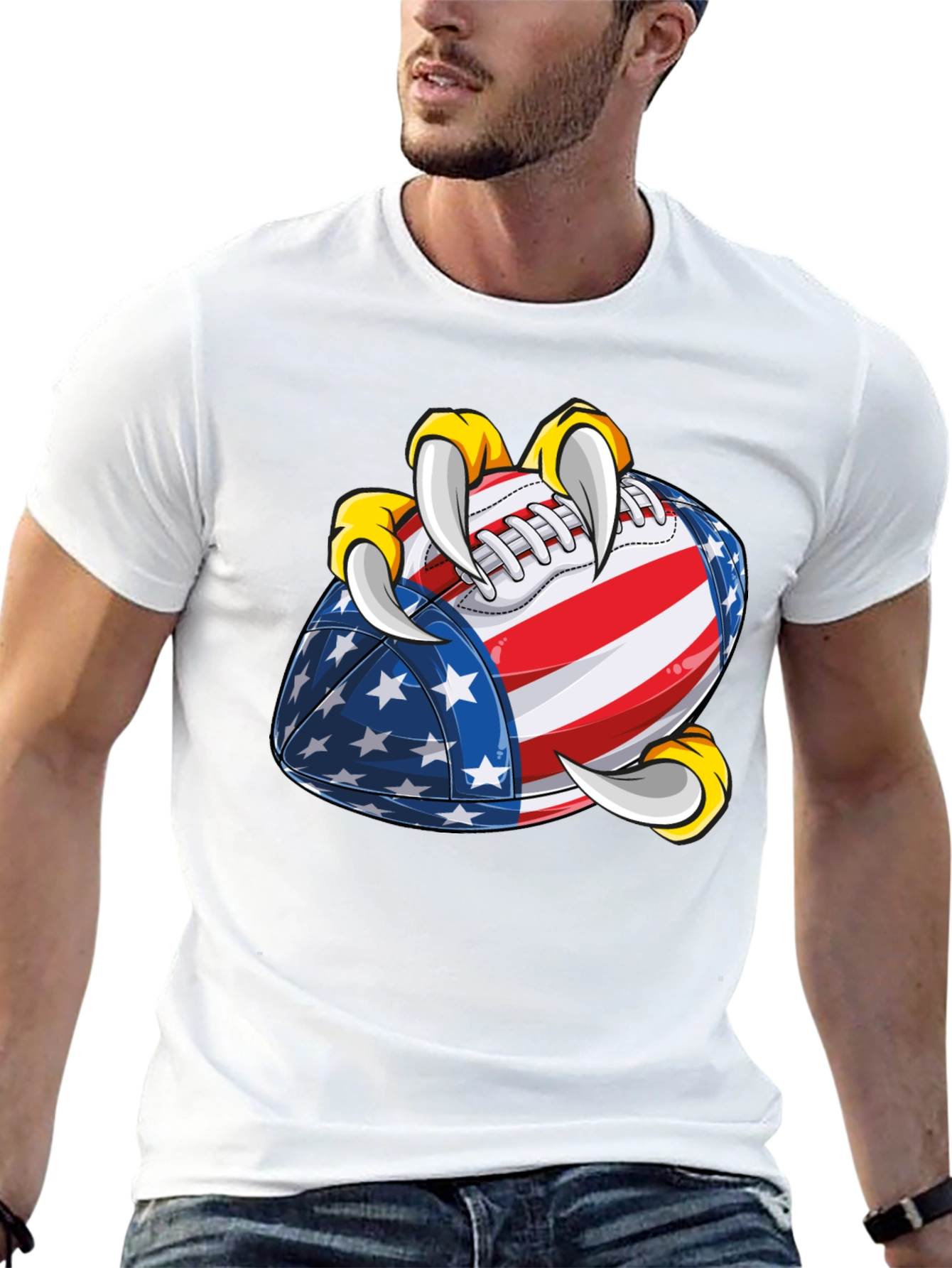 American Football Claw T-Shirt