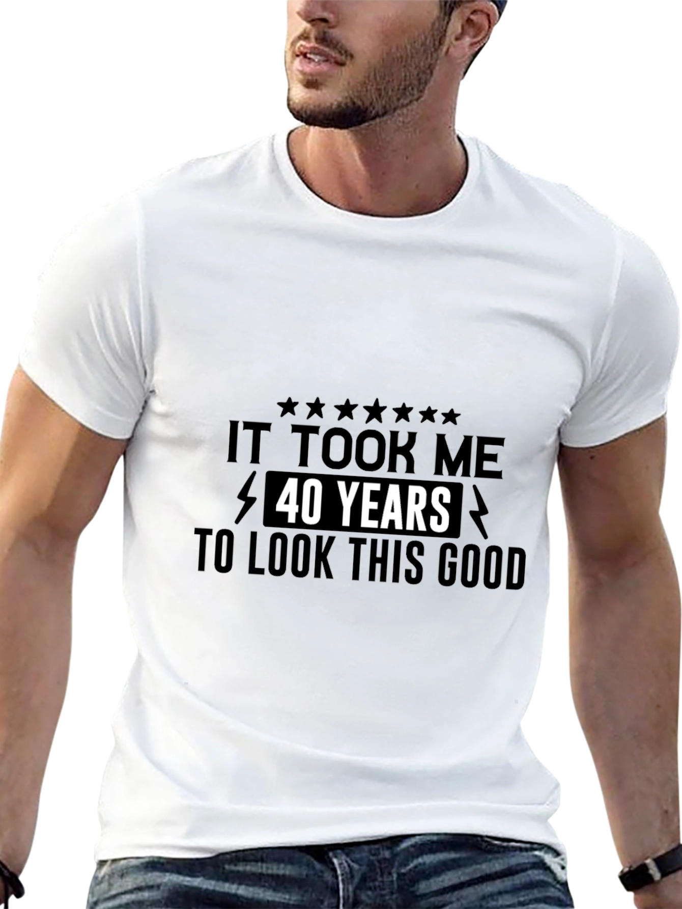 Funny 40th Birthday T-Shirt - Look This Good