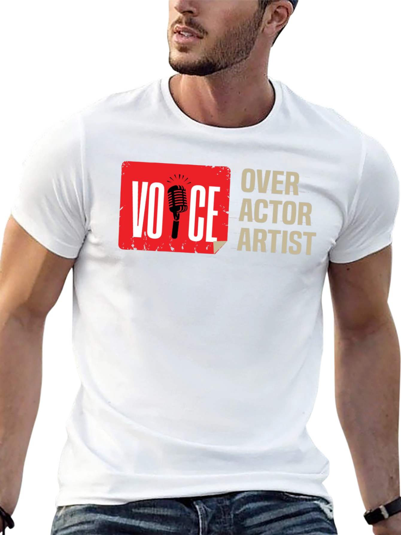 Voice Actor Artist Black Graphic Tee