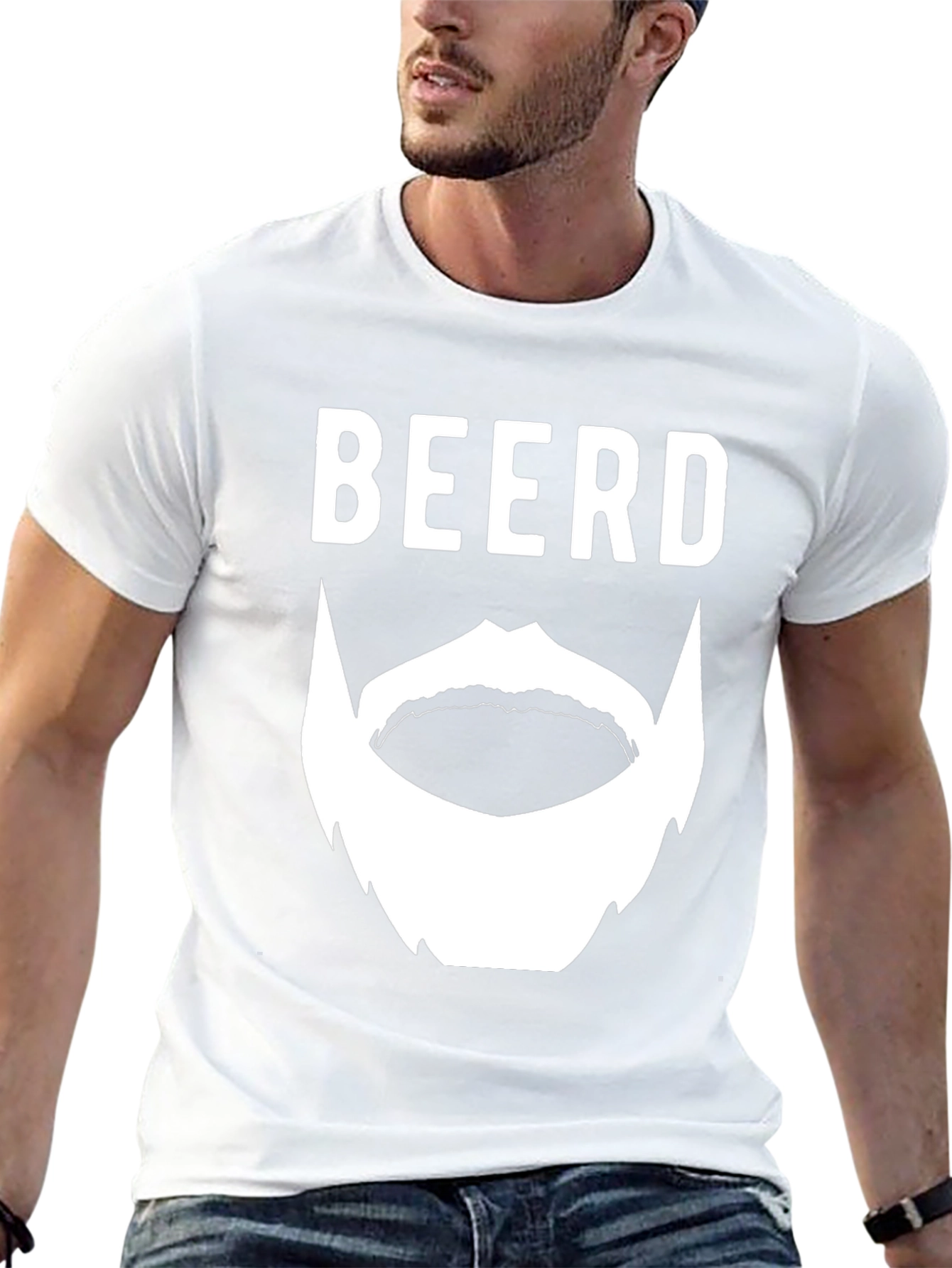 BEERD Funny Graphic Mens T-Shirt - Black