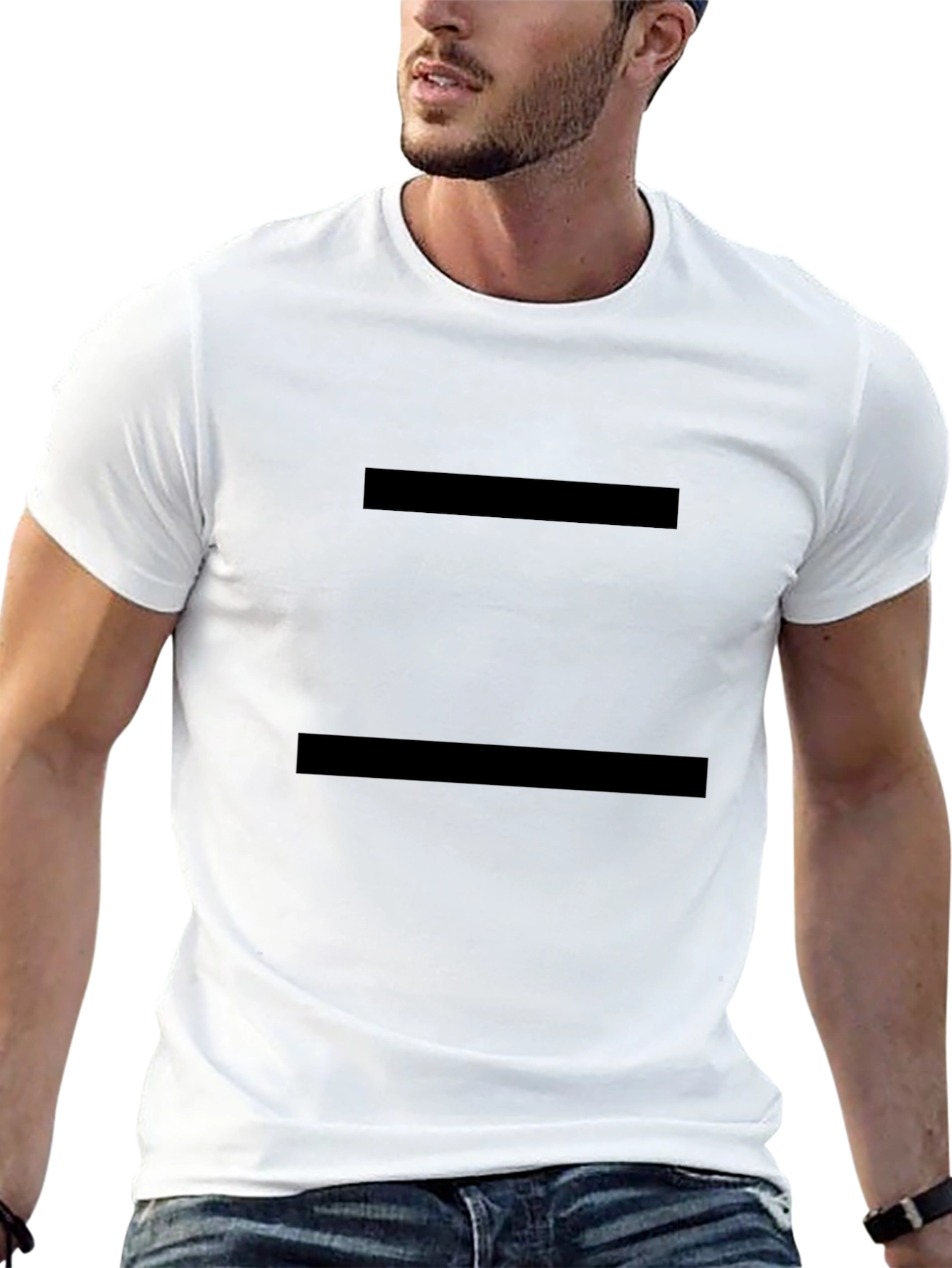 Black Crew Neck Short Sleeve T-Shirt