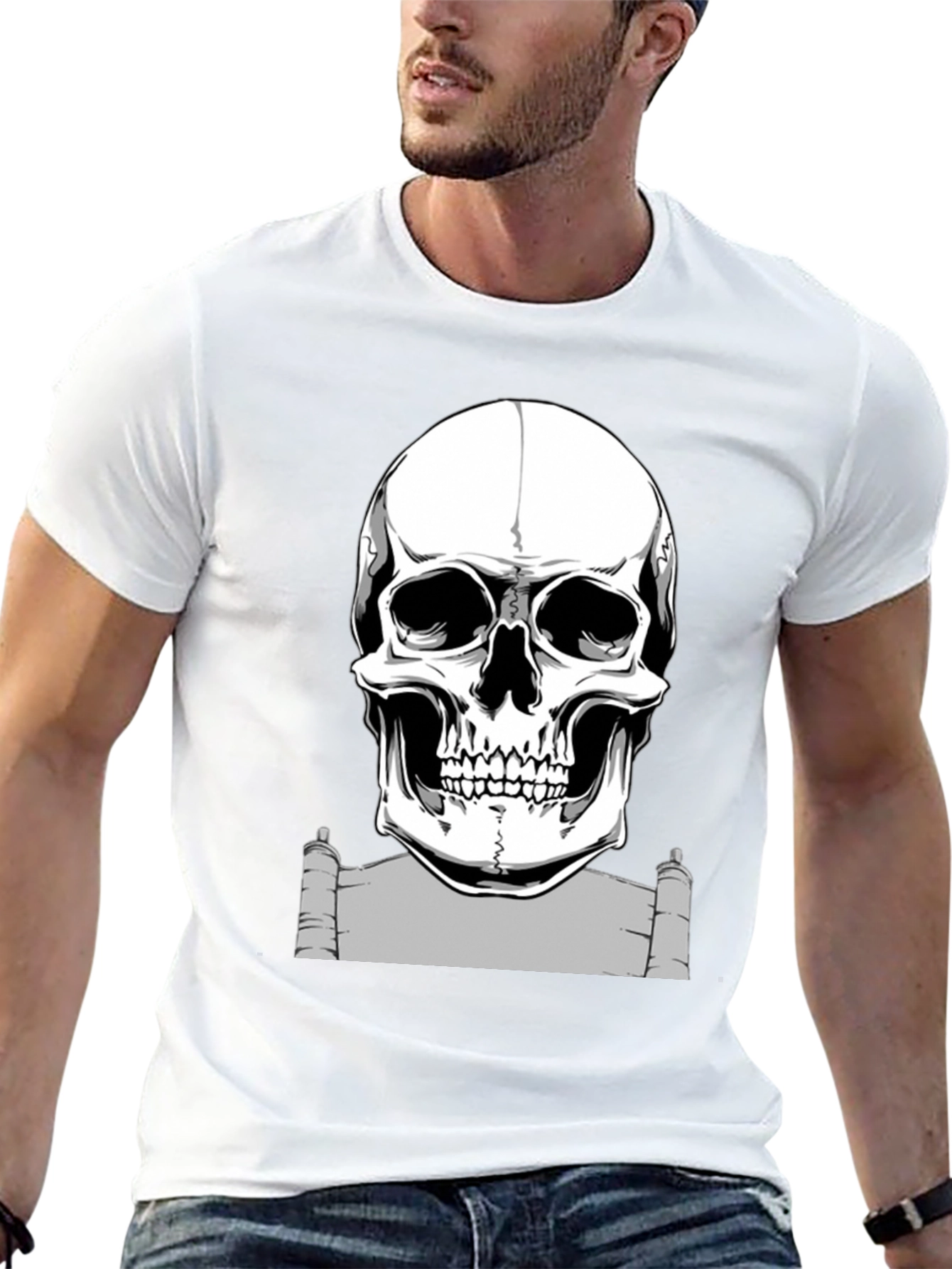 Skull Graphic Black T-Shirt