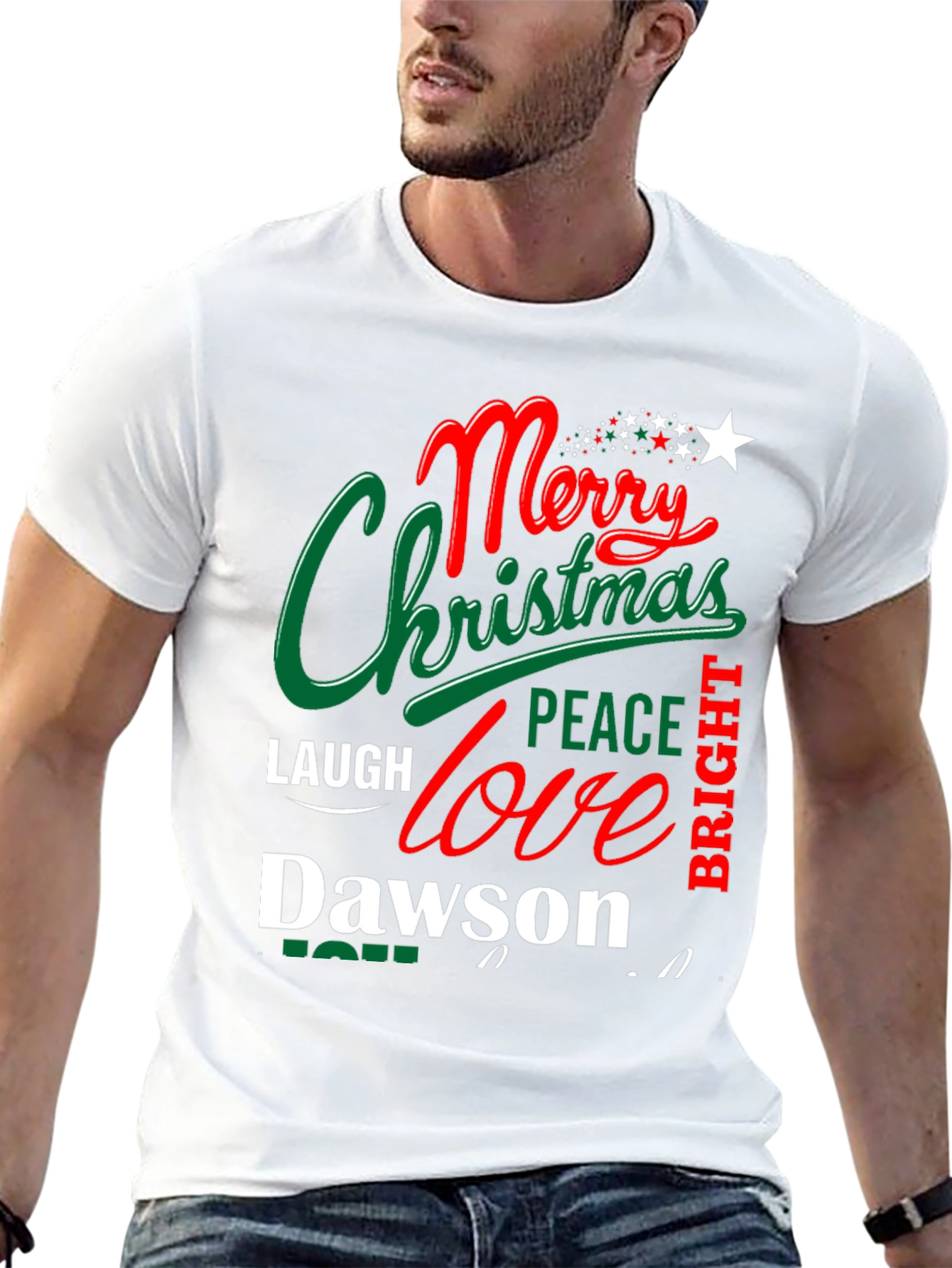 Merry Christmas Dawson T-Shirt Holiday Tee