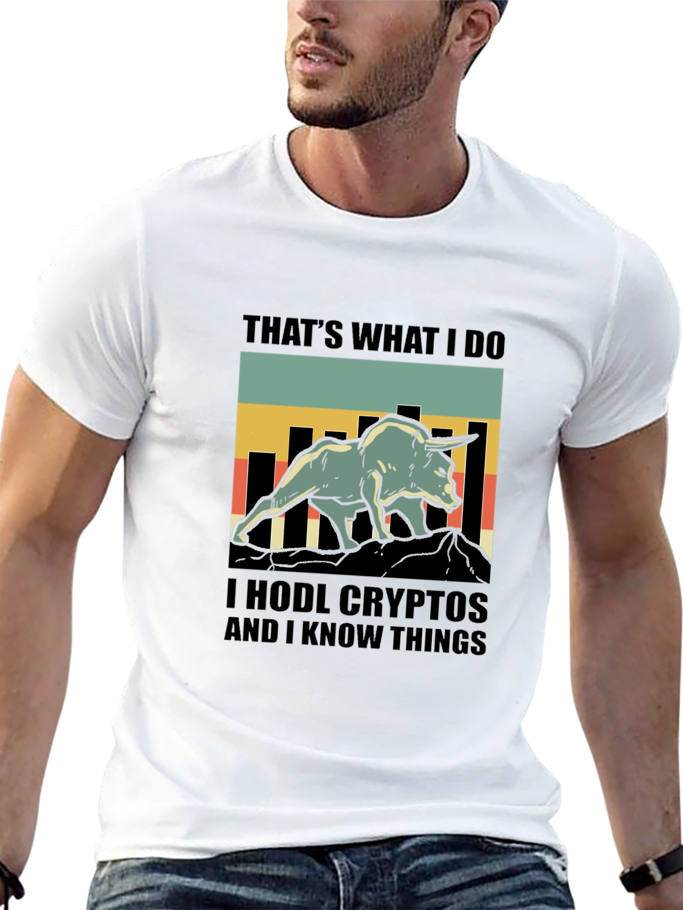 HODL Crypto Bull Graphic Tee