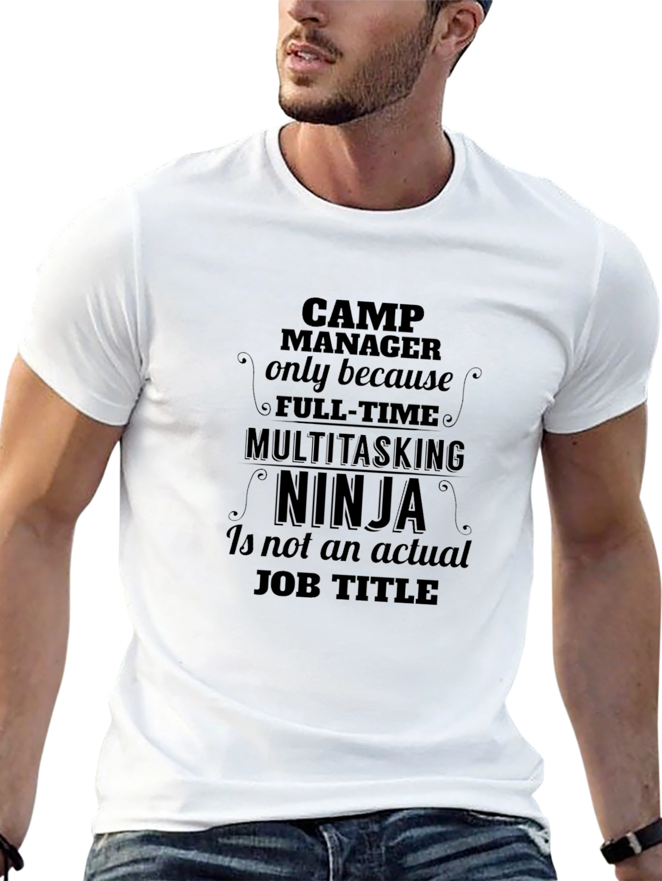 Camp Manager Multitasking Ninja T-Shirt