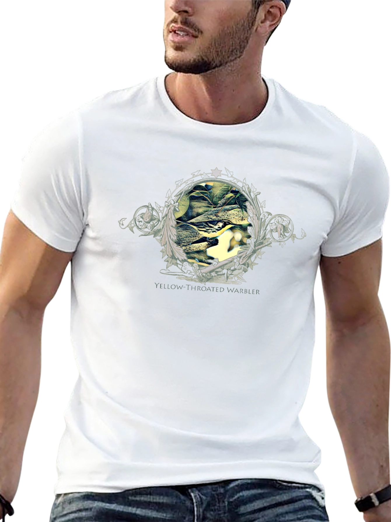 Yellow-Throated Warbler Graphic T-Shirt