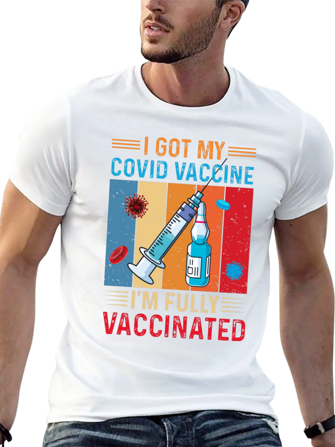 Fully Vaccinated COVID Vaccine Graphic Tee