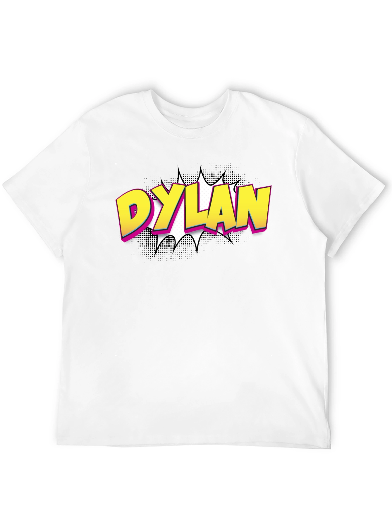 Dylan Comic Style Black T-Shirt