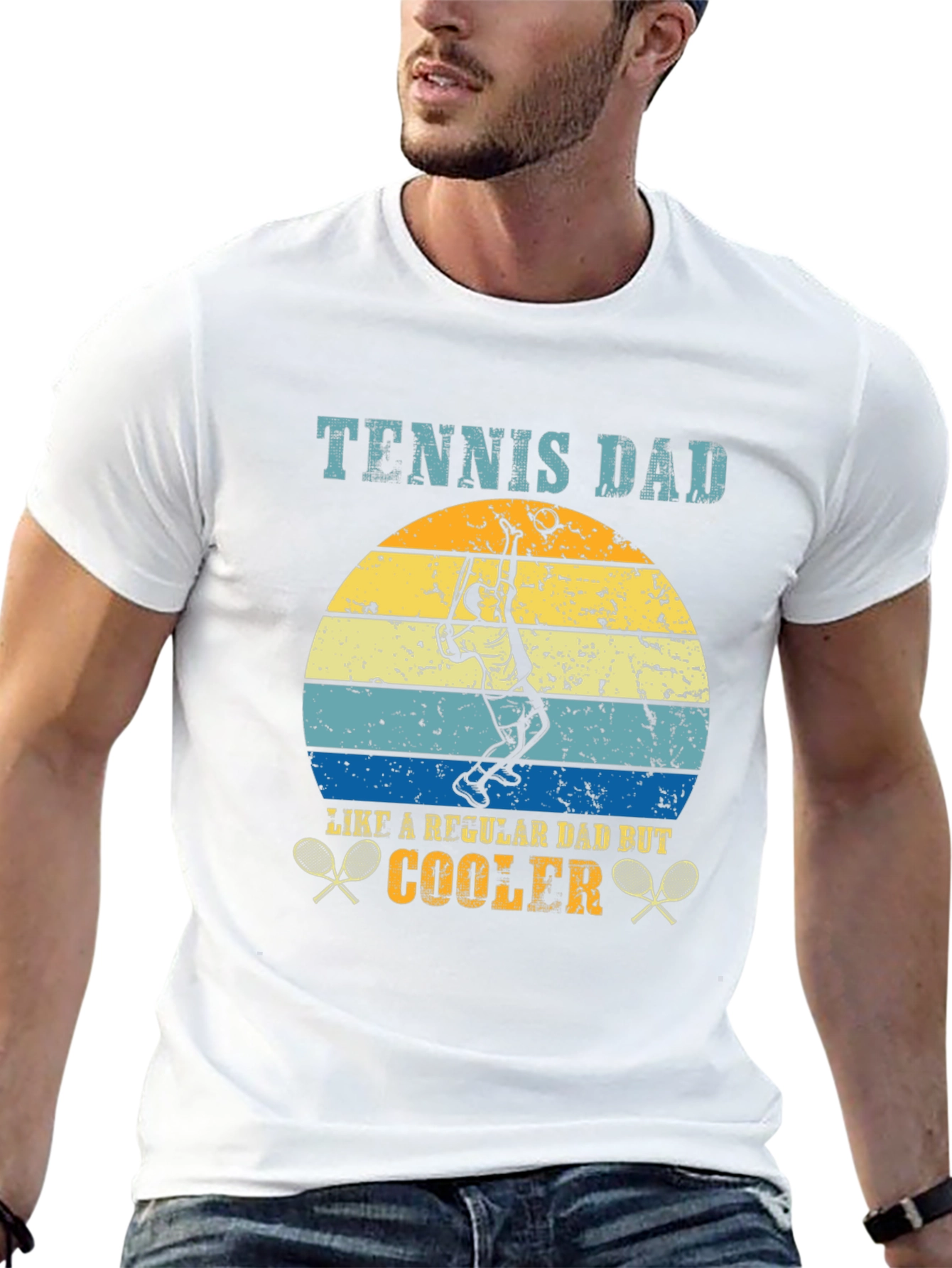 Tennis Dad T-Shirt - Cool Fathers Day Gift