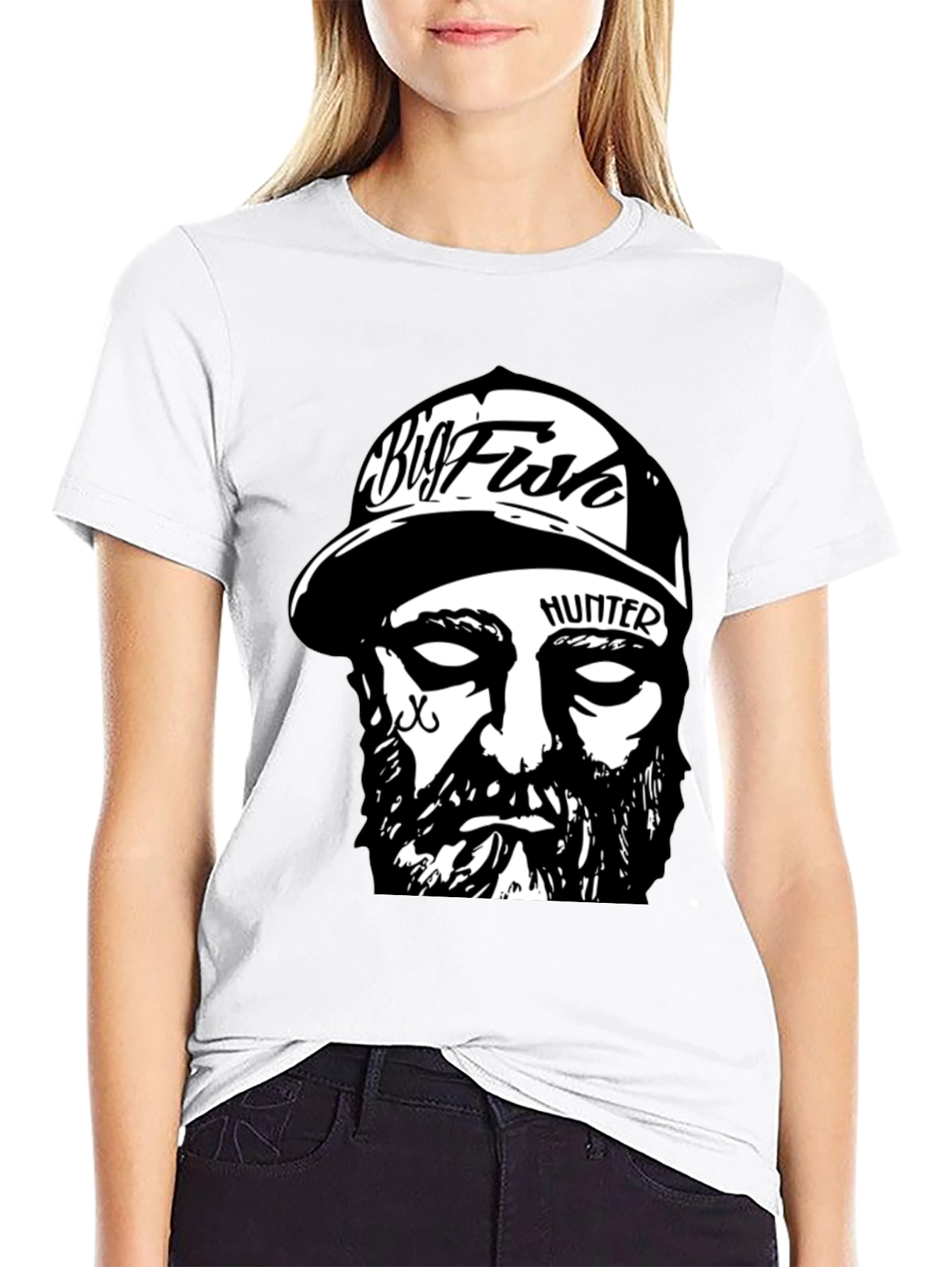Big Fish Hunter Graphic T-Shirt