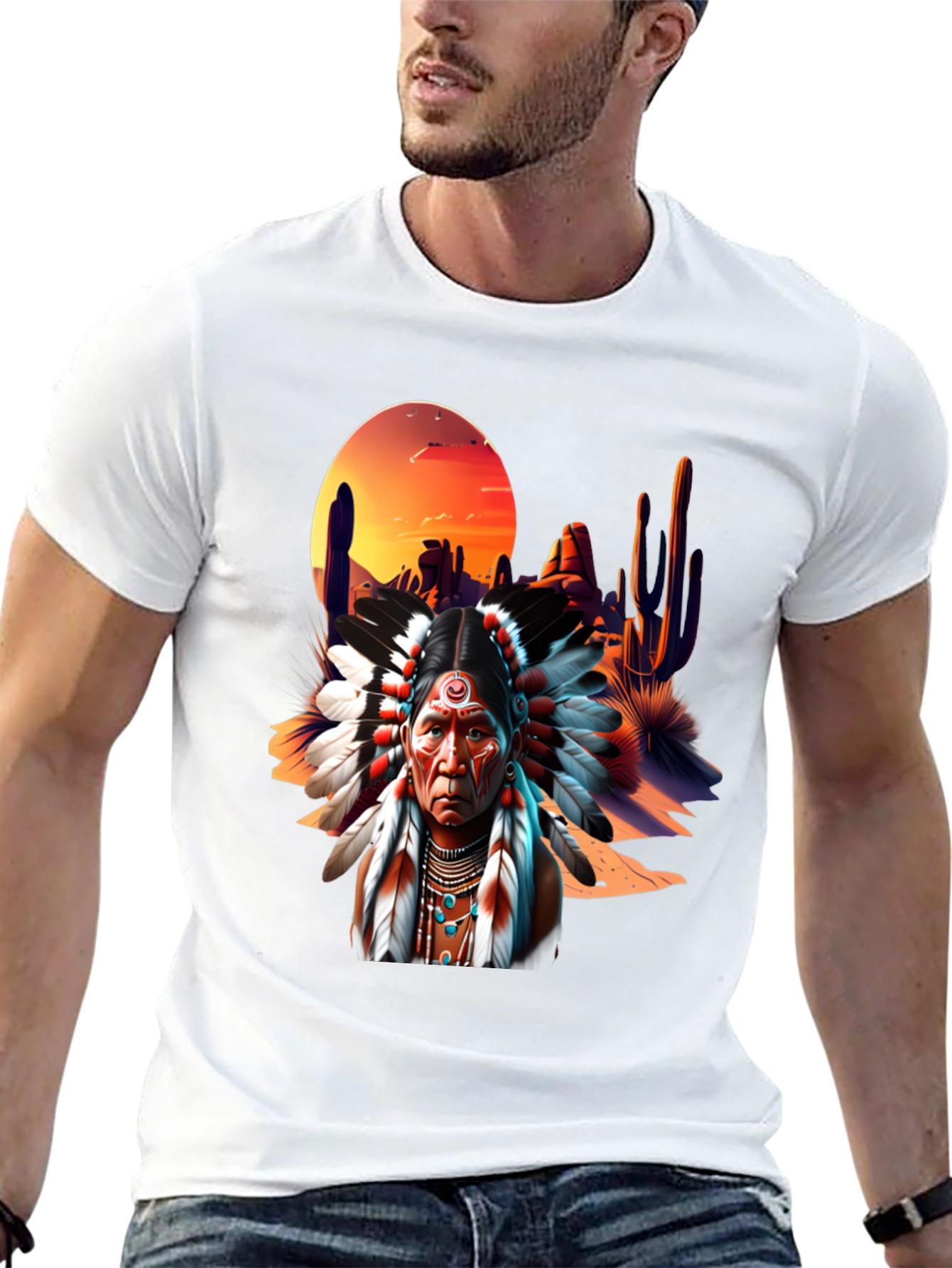 Native American Desert Graphic Tee