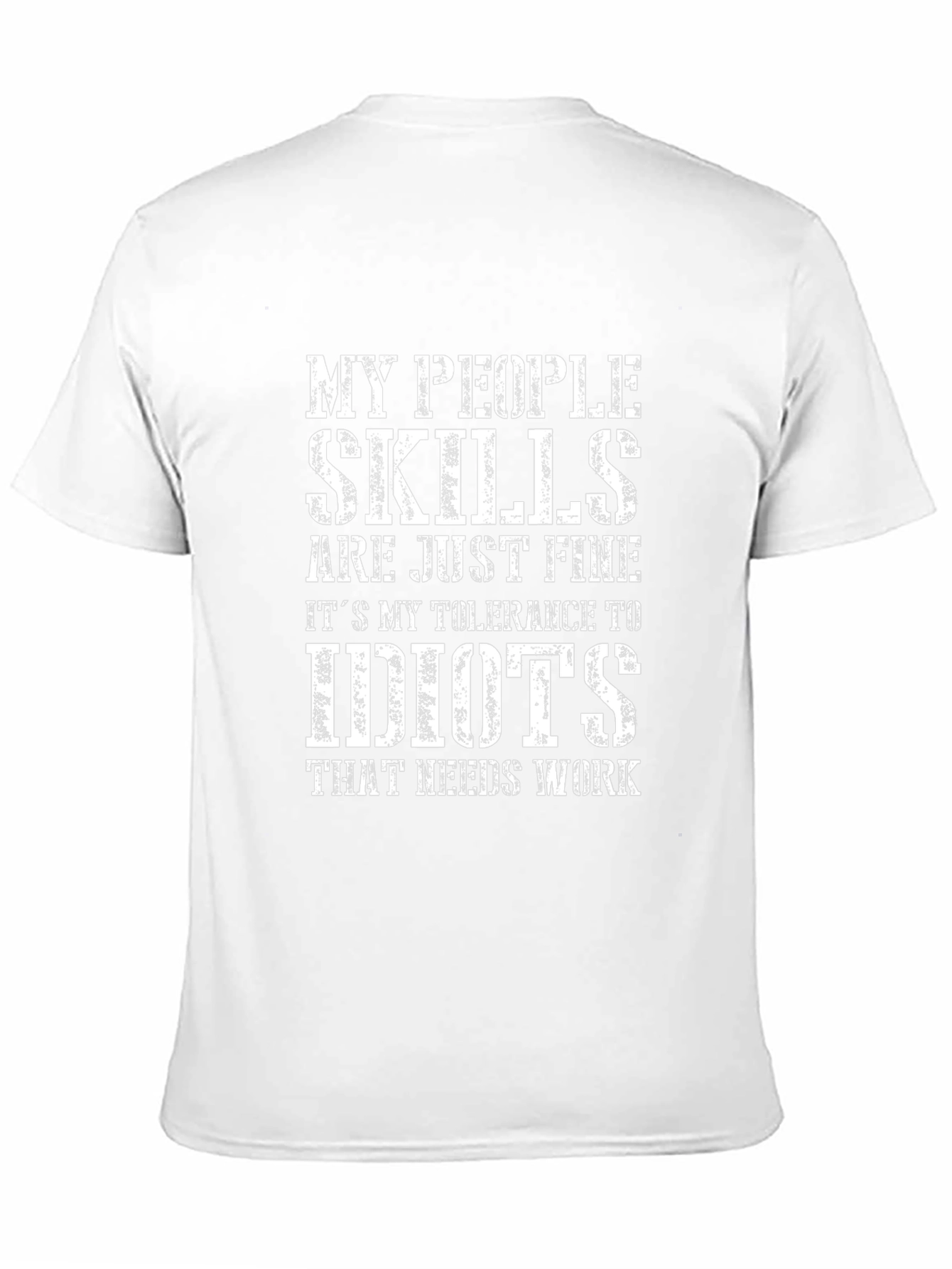 Funny People Skills Graphic T-Shirt