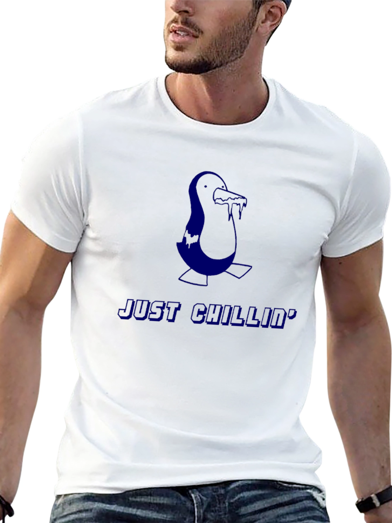 Just Chillin Penguin Tee - Cool & Comfortable