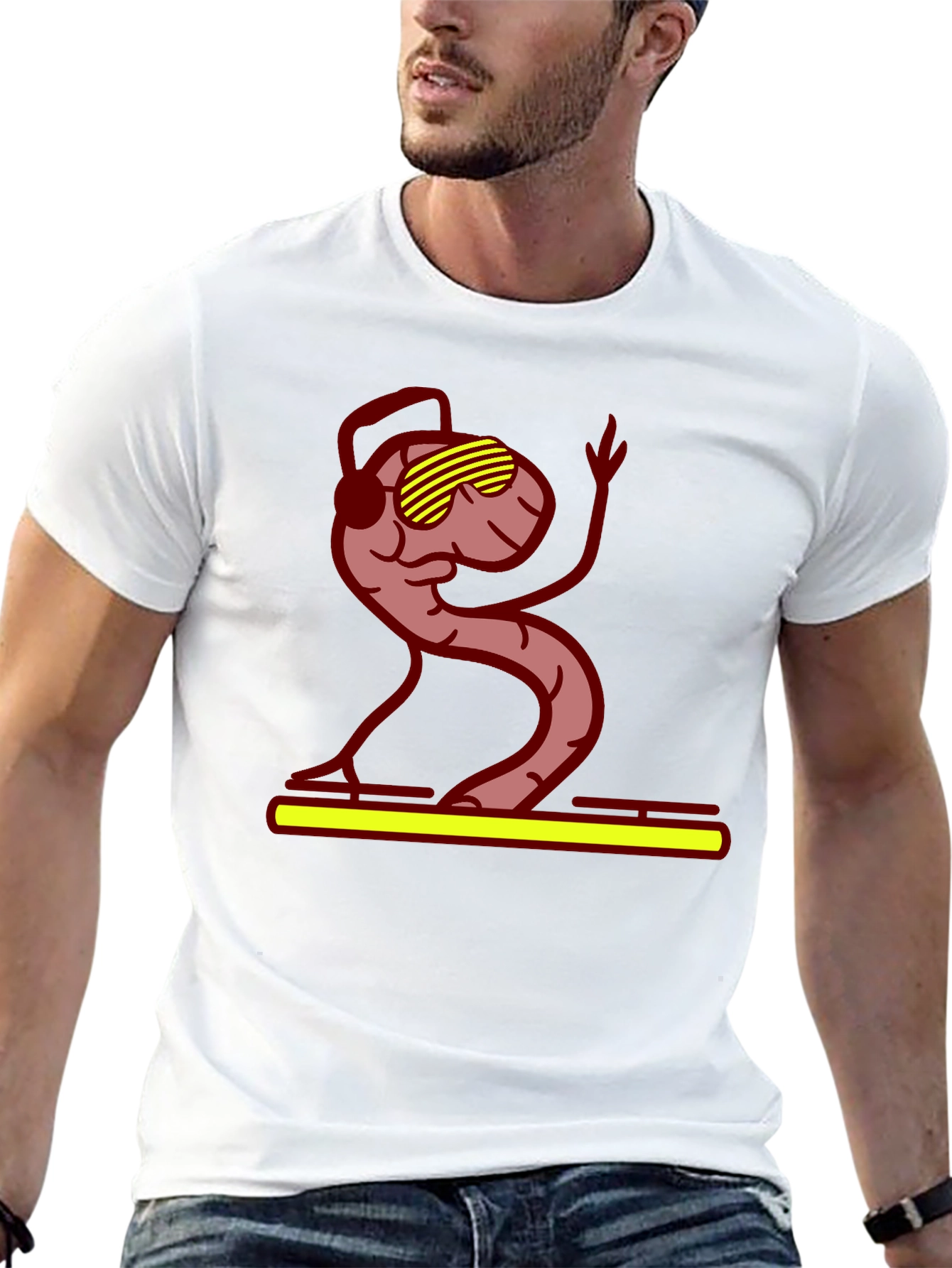 DJ Worm Graphic Tee