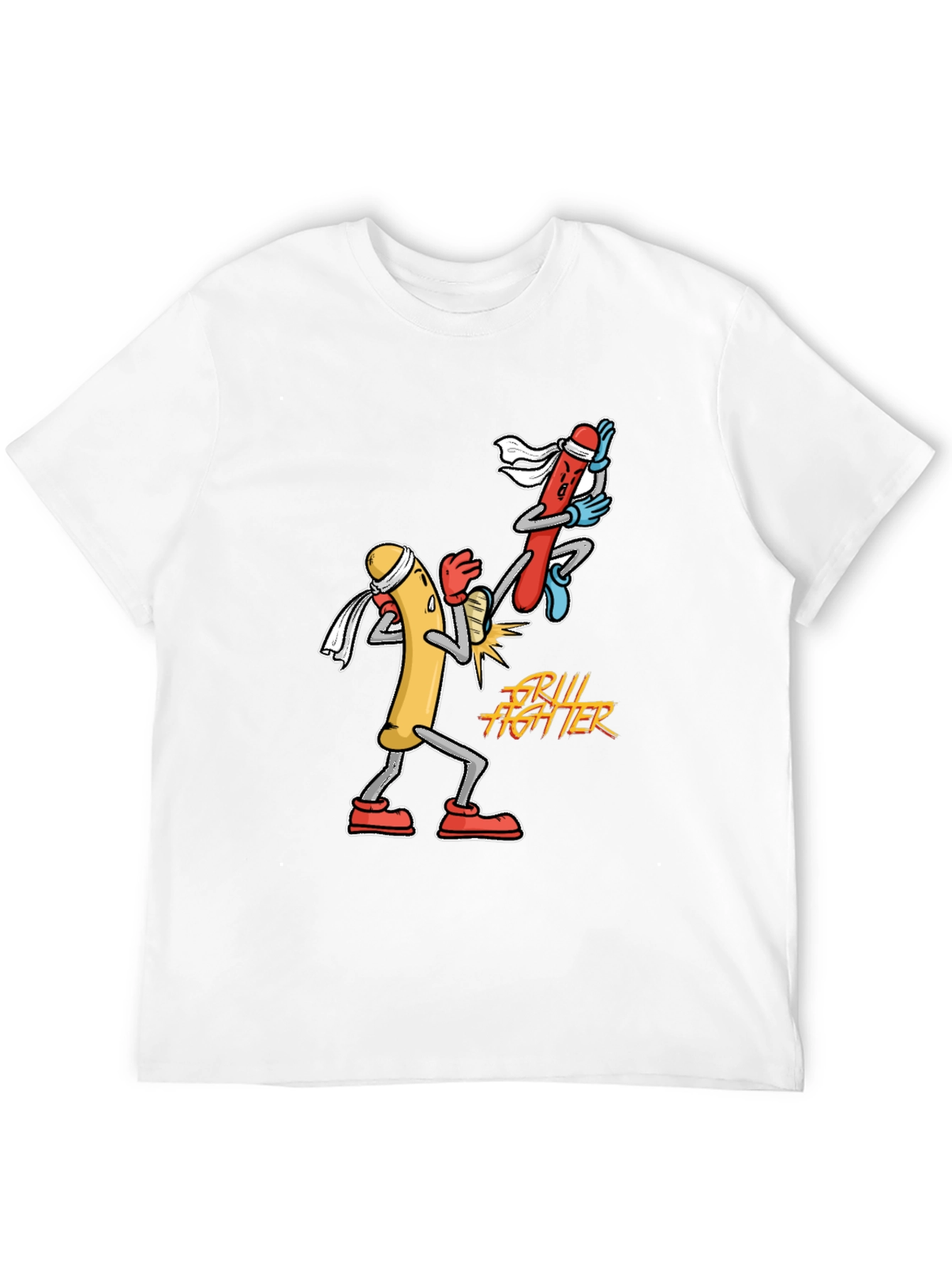 Grill Fighter T-Shirt: Hot Dog Martial Arts!