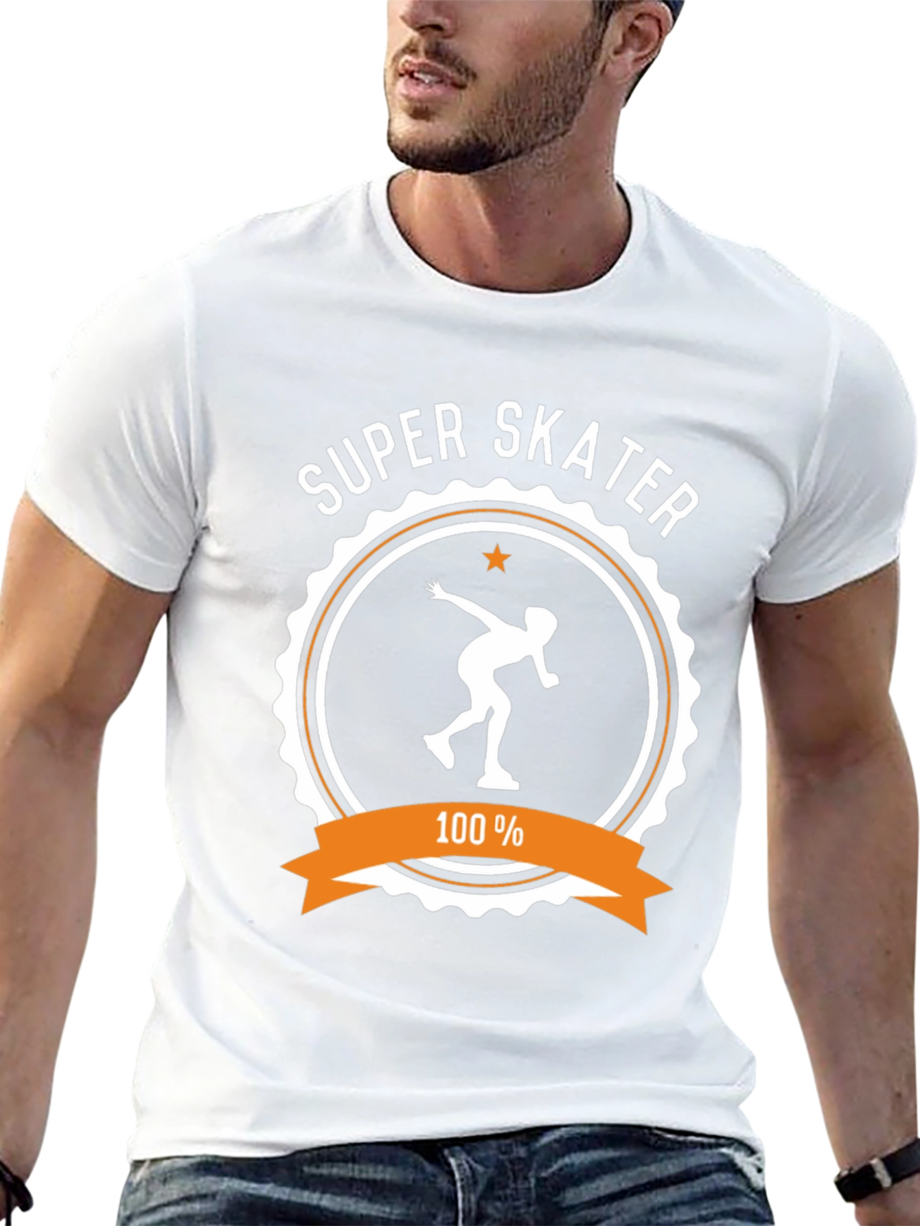 Super Skater 100% Cotton Graphic Tee