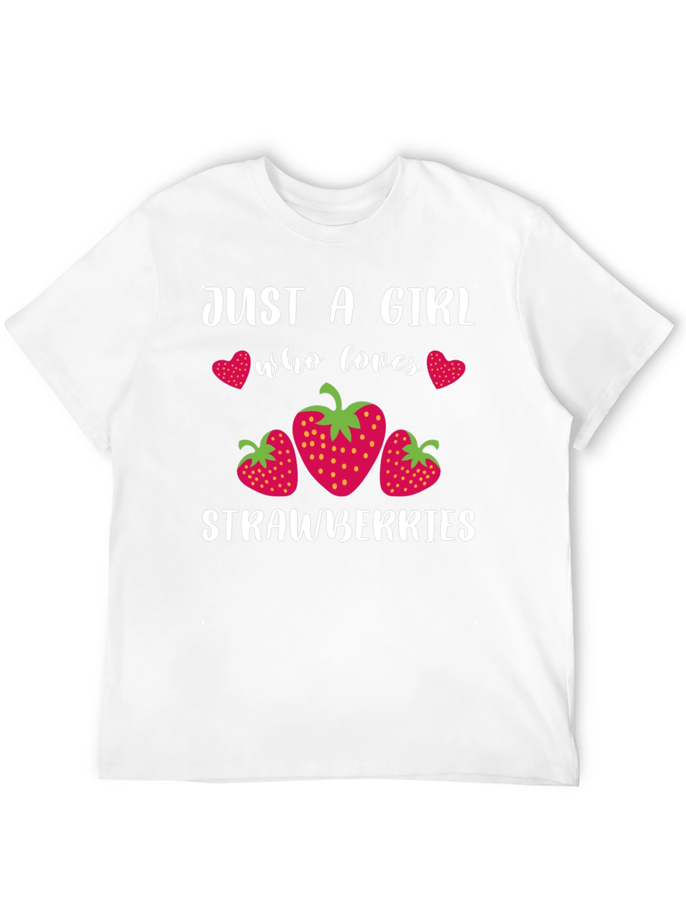 Strawberry Lover T-Shirt - Just a Girl
