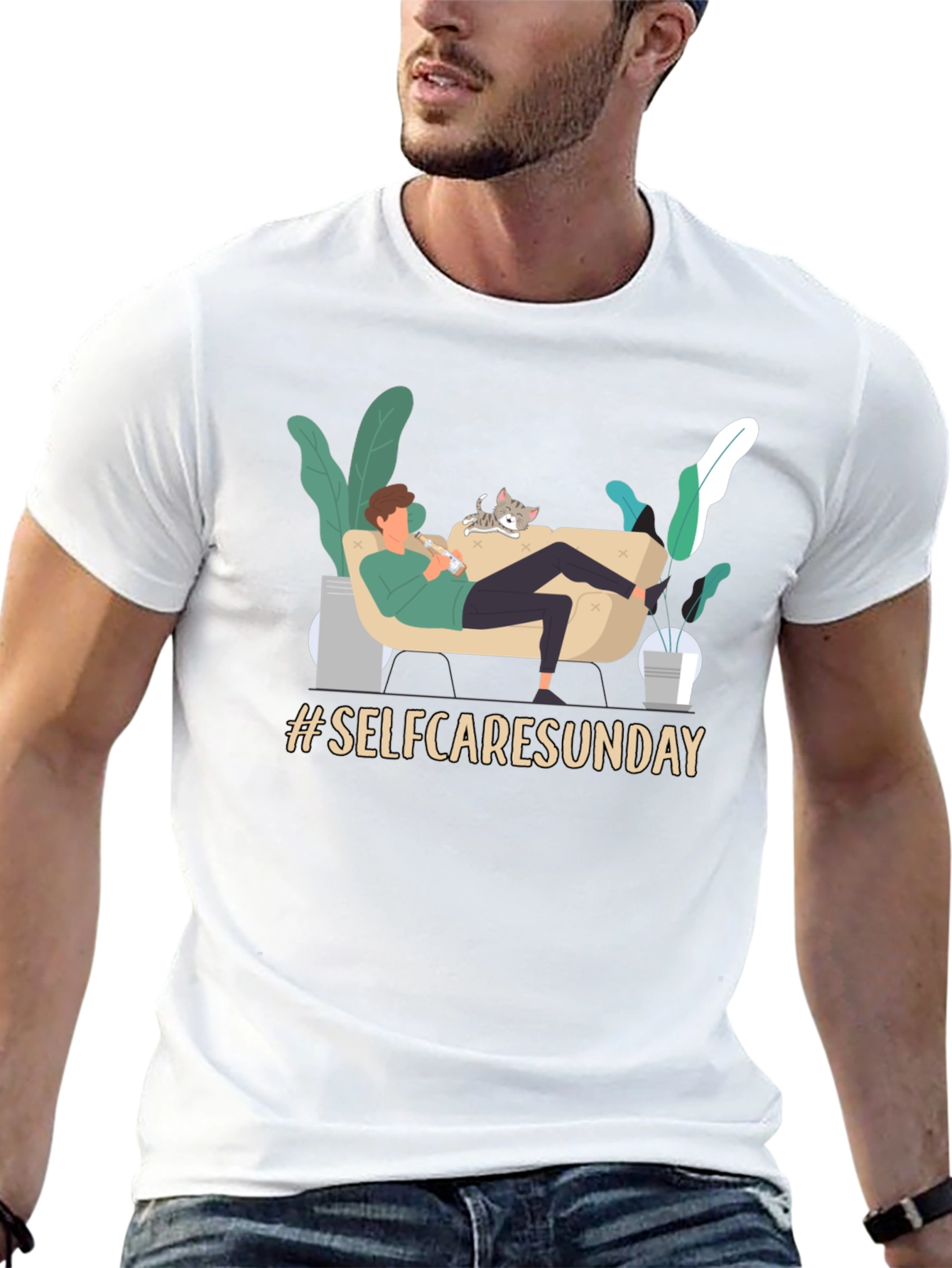 Self Care Sunday Relaxed T-Shirt