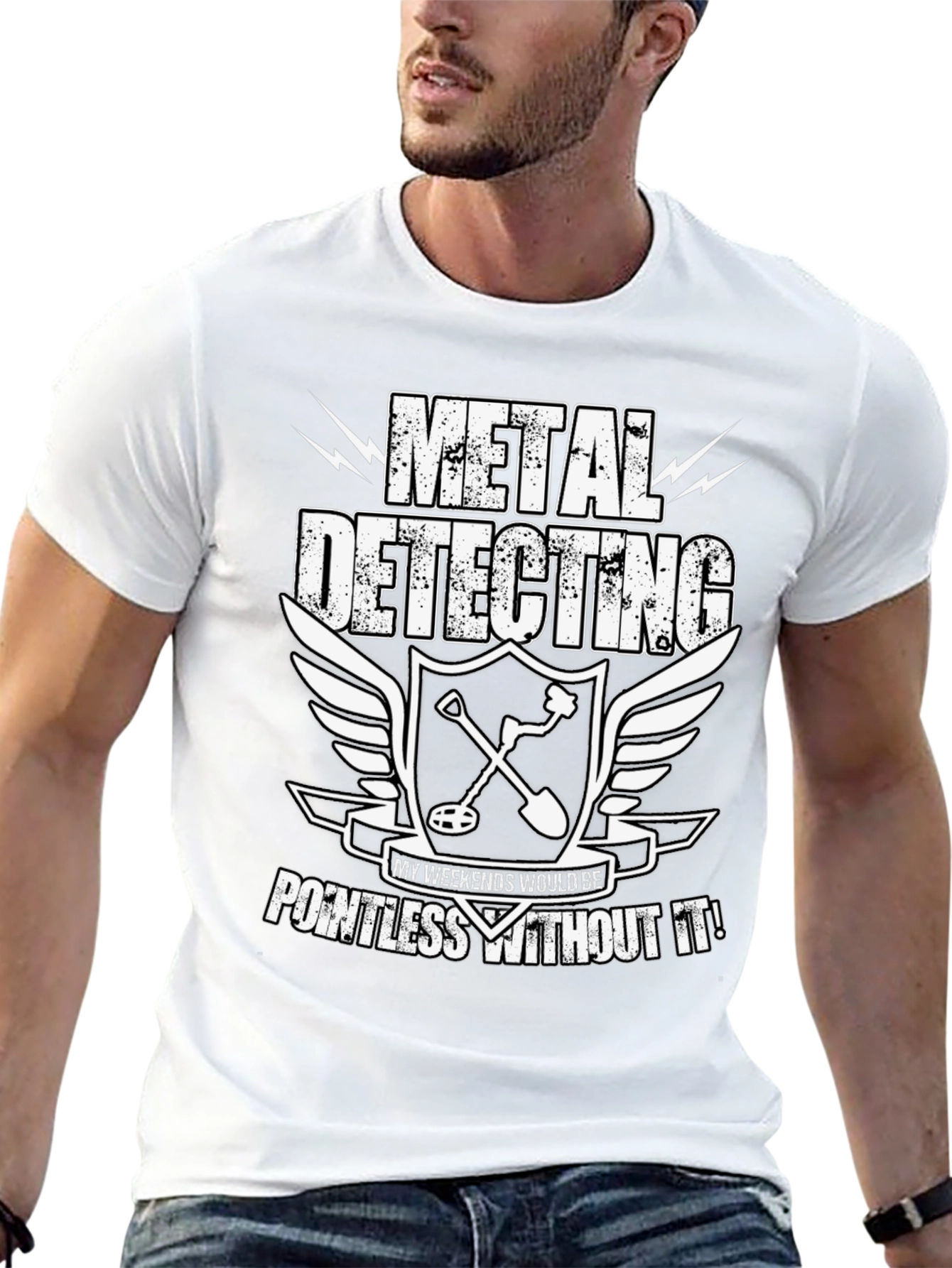 Metal Detecting T-Shirt - Pointless Without It!