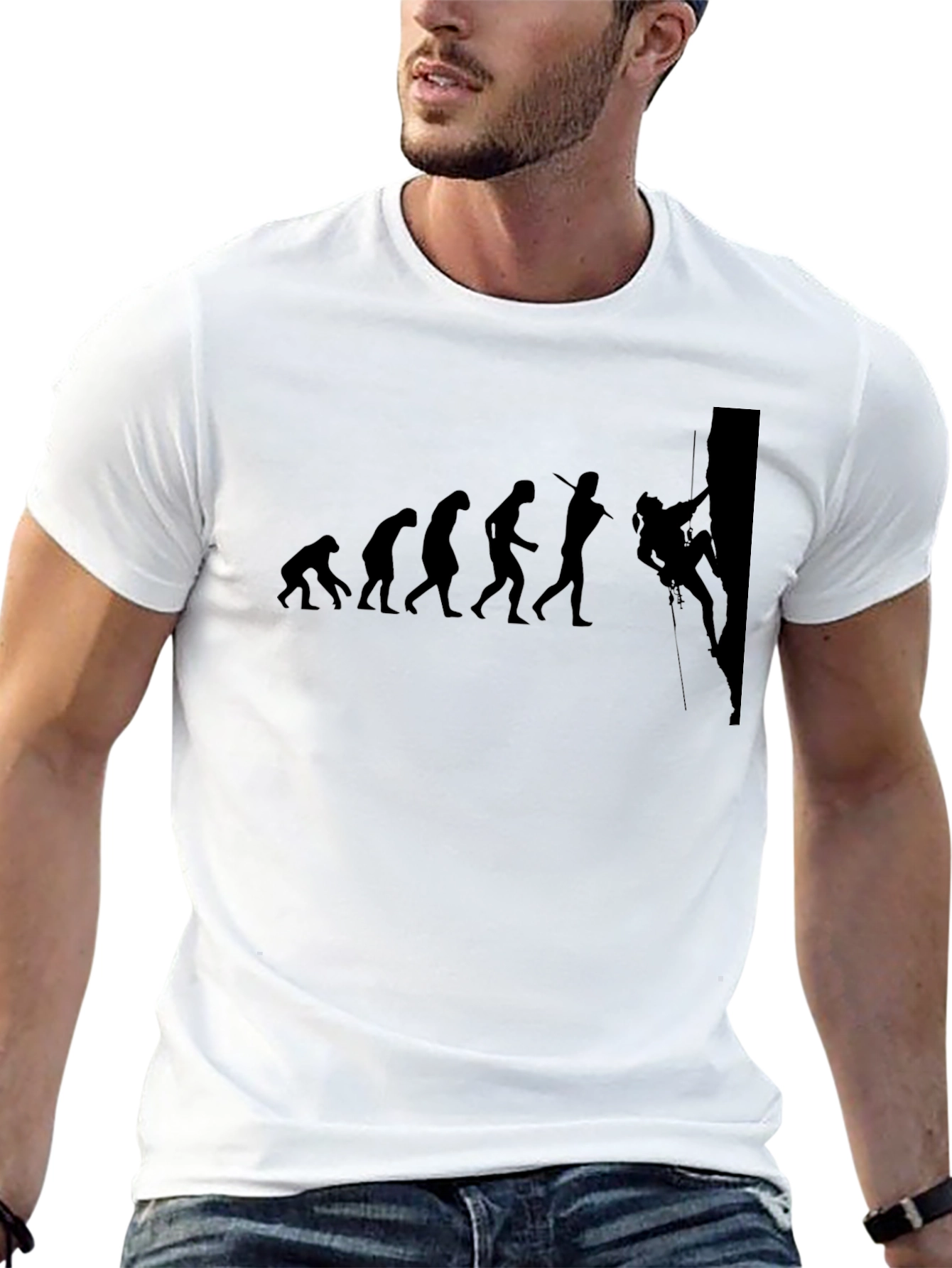Evolution of Climbing T-Shirt - Black