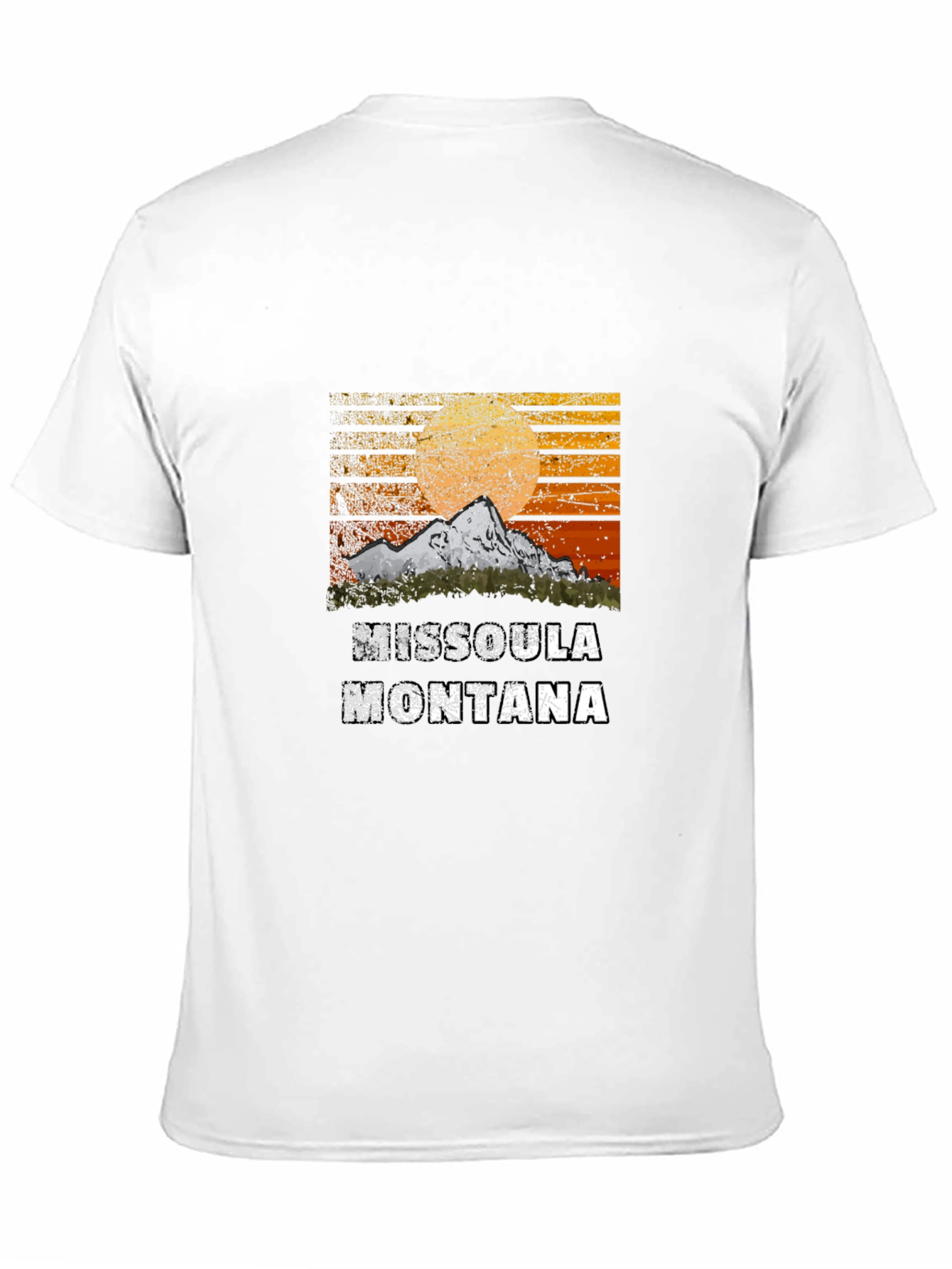Missoula Montana Mountain Graphic Tee