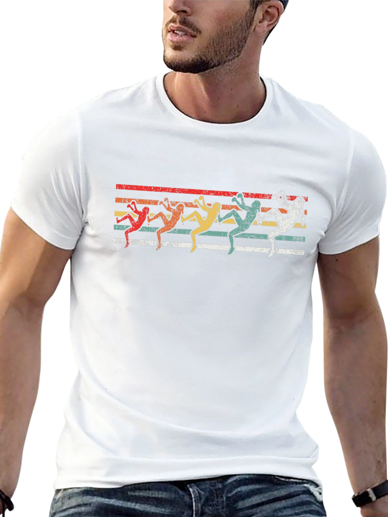 Retro Rock Climbing T-Shirt