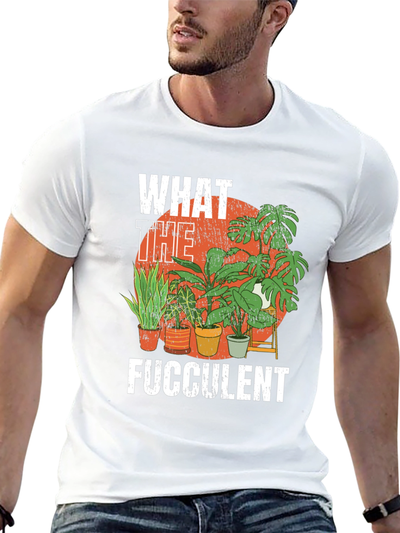 What the Fucculent Funny Plant Lover T-Shirt