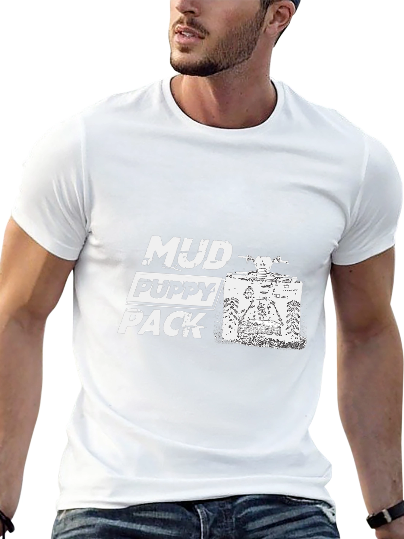 Mud Puppy Pack Black Graphic Tee